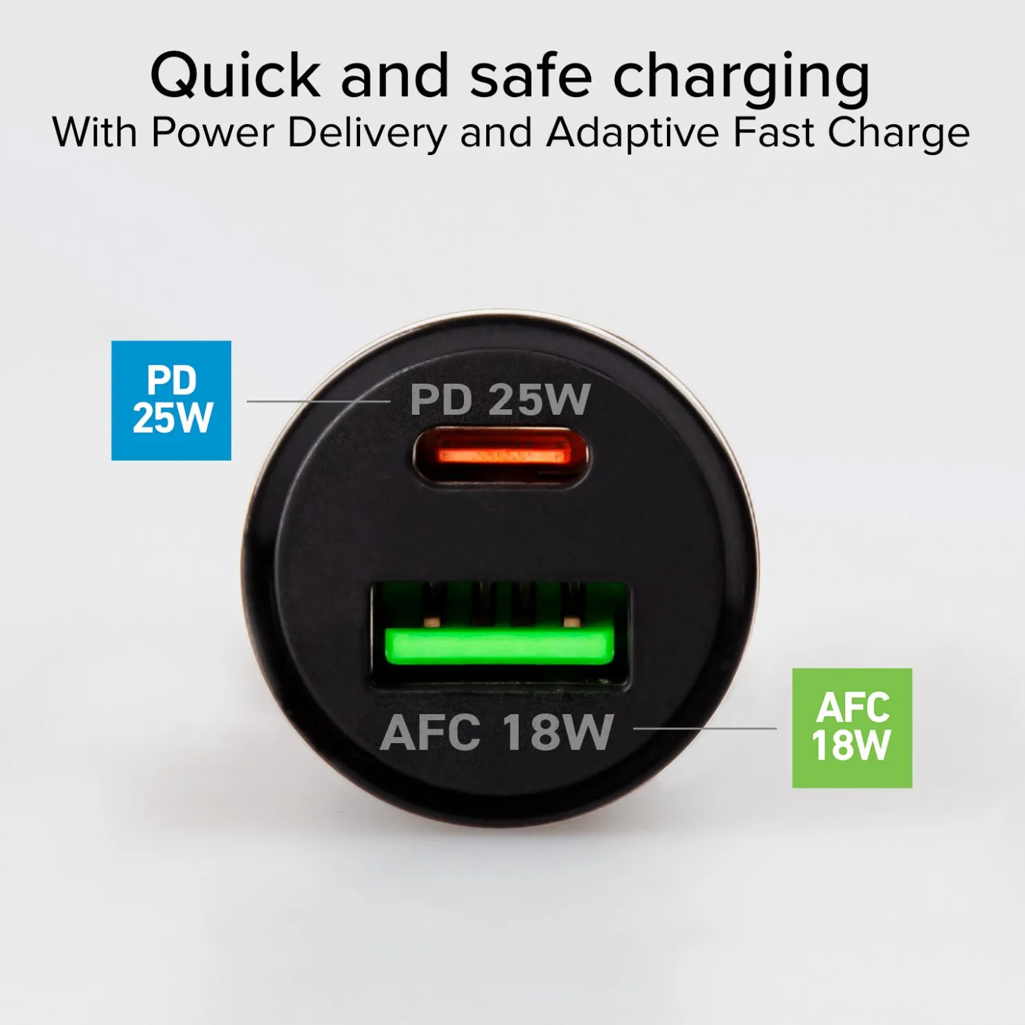 Ladegerät fürs Auto – 25 Watt ultraschnelles Laden mit Power Delivery (PD)|SBS Sale