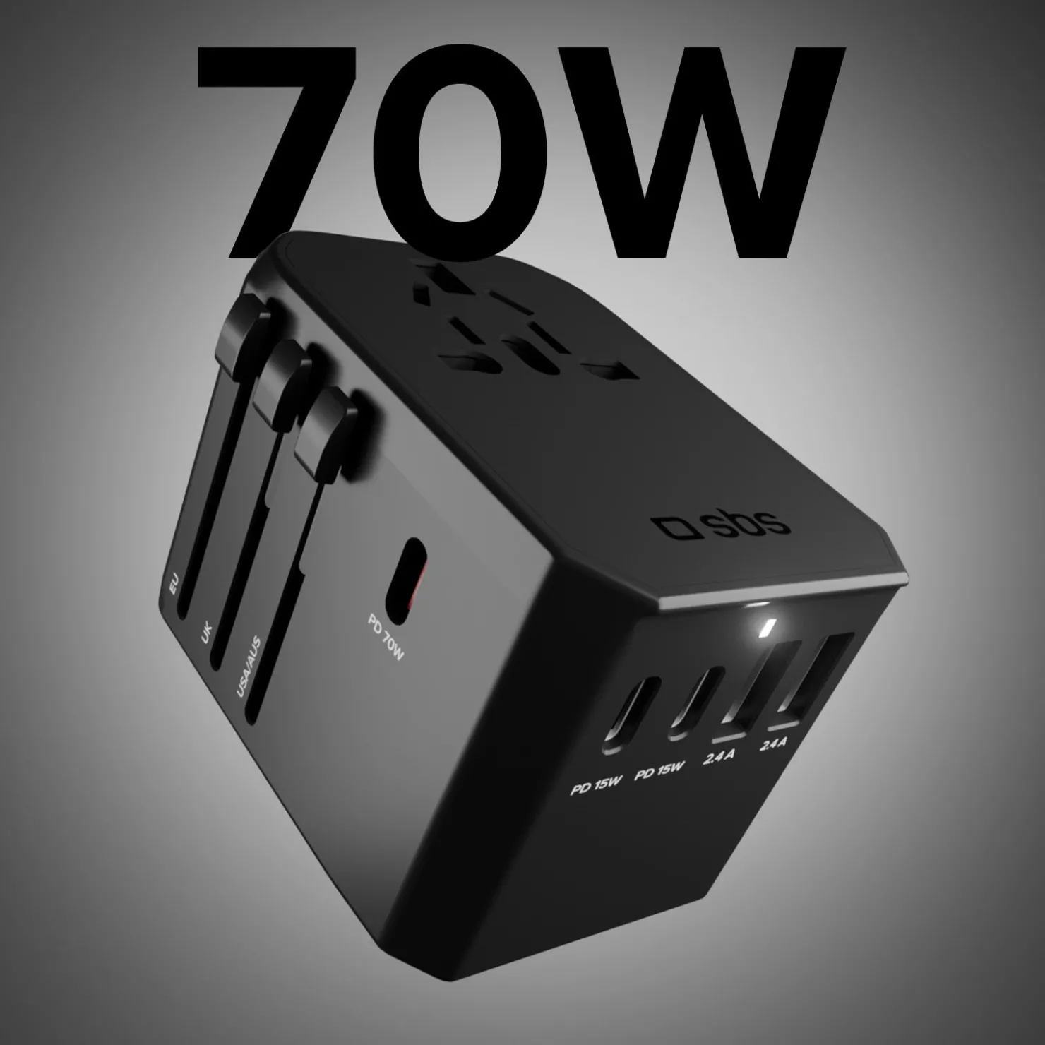 Ladegerät-Universal-Reiseadapter GaN|SBS Clearance