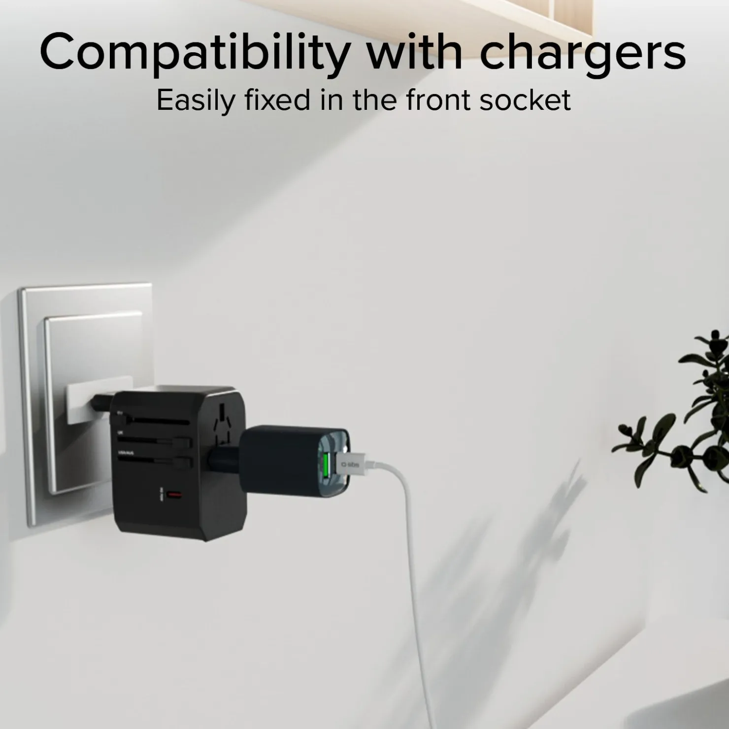 Ladegerät-Universal-Reiseadapter GaN|SBS Clearance