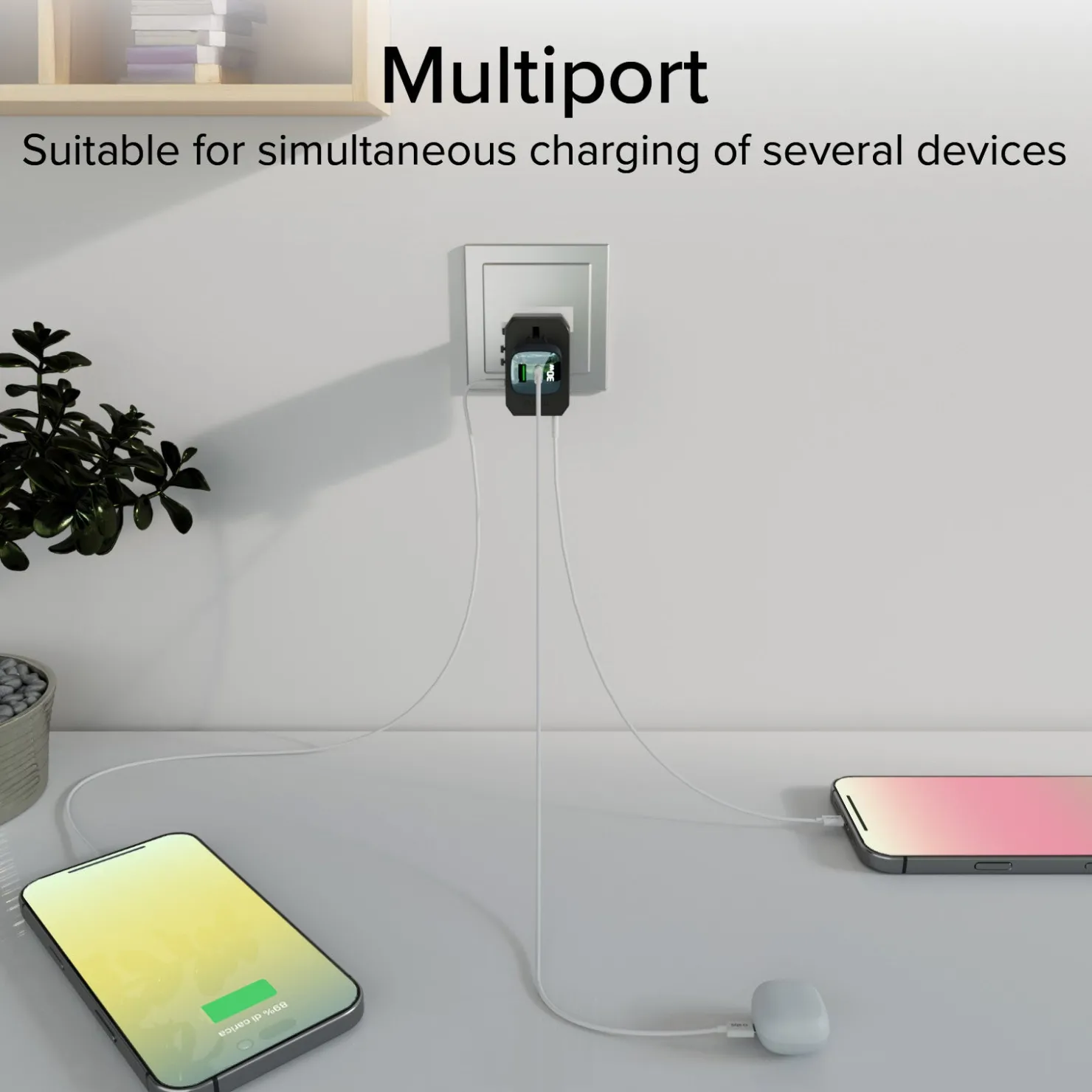 Ladegerät-Universal-Reiseadapter GaN|SBS Clearance
