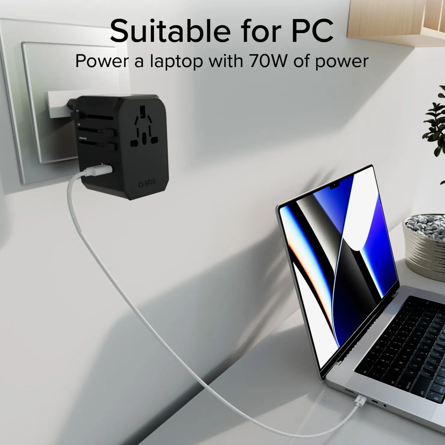 Ladegerät-Universal-Reiseadapter GaN|SBS Clearance