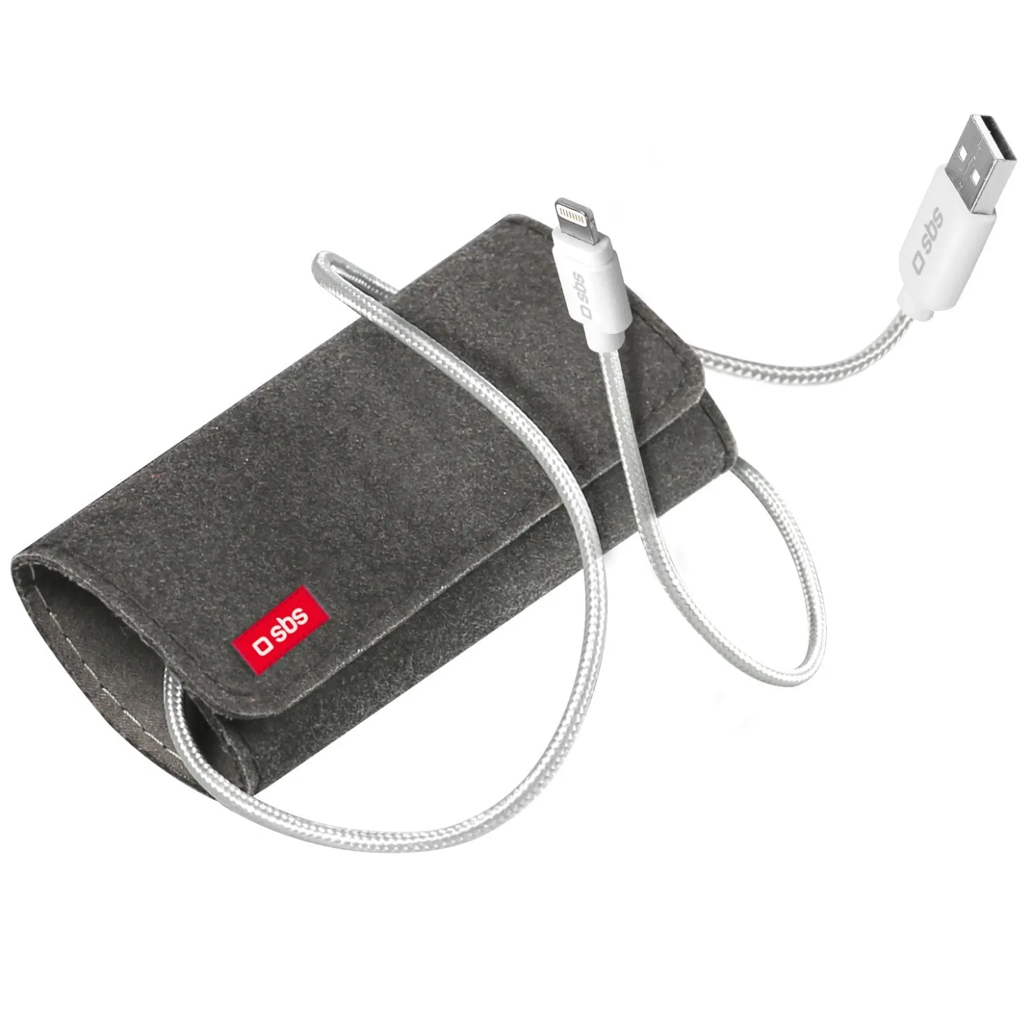 Ladekabel Lightning mit Reise-Etui|SBS Best