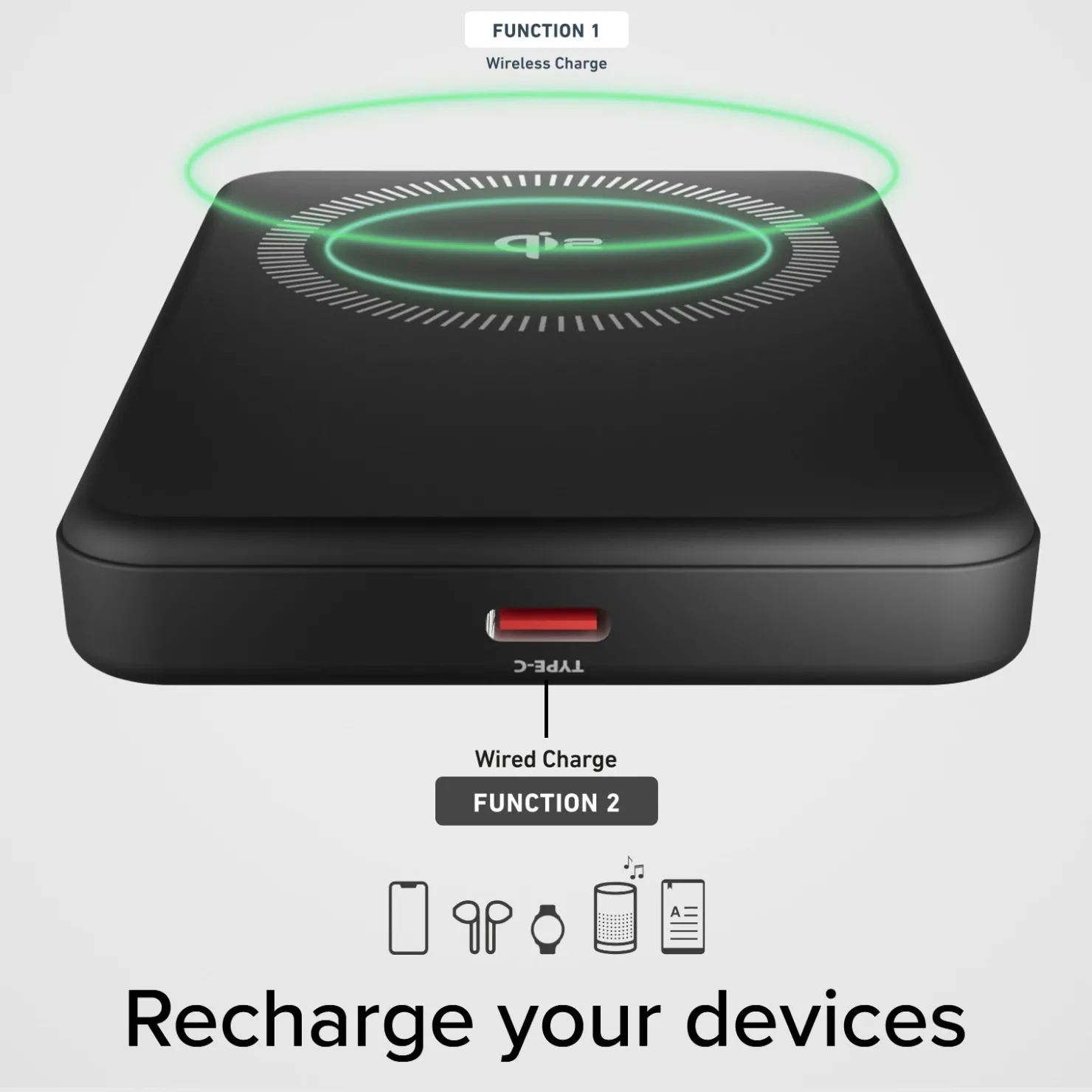 Mag Power Bank Qi2 MagSafe-kompatibel 5000 mAh|SBS Clearance