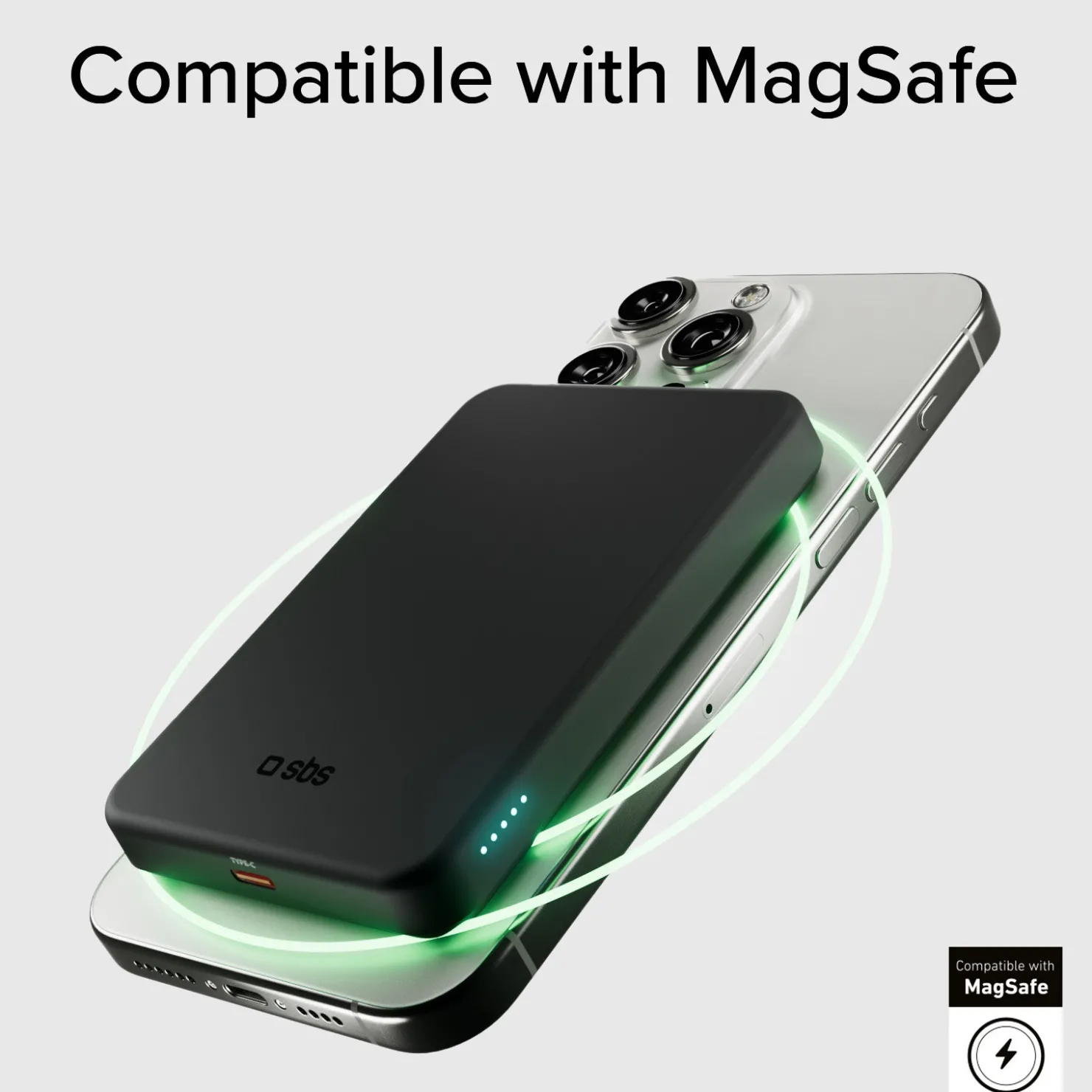 Mag Power Bank Qi2 MagSafe-kompatibel 5000 mAh|SBS Clearance