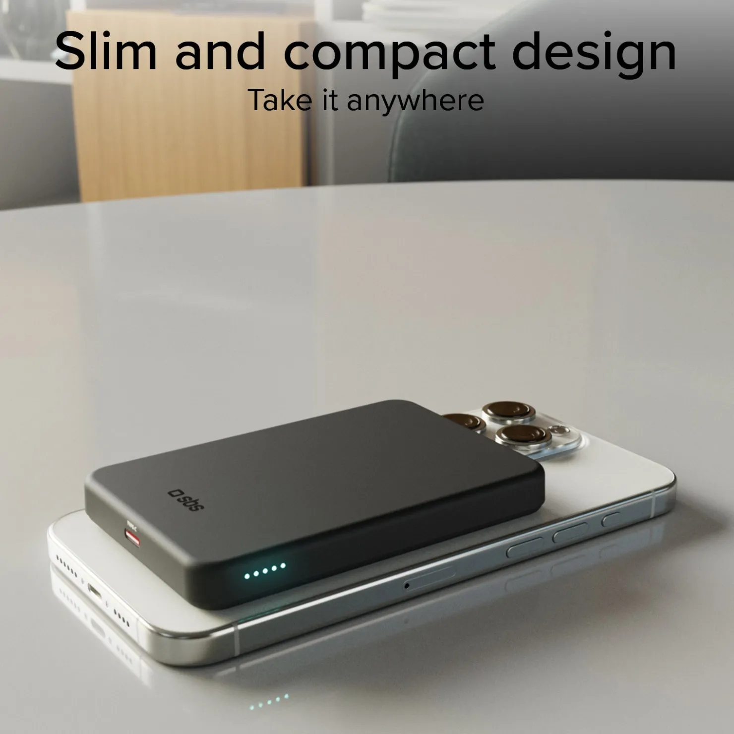 Mag Power Bank Qi2 MagSafe-kompatibel 5000 mAh|SBS Clearance