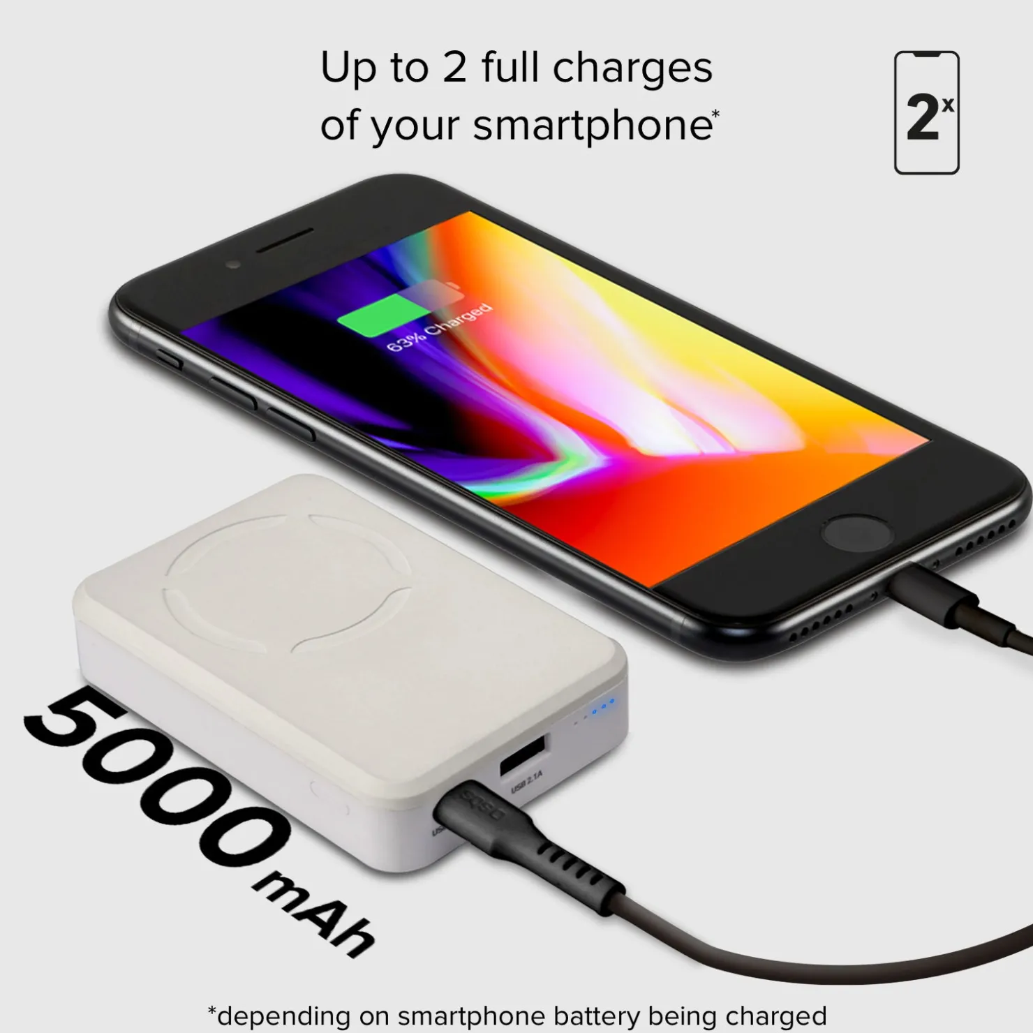 Magnetische kabellose 5000-mAh-Powerbank mit Standfunktion|SBS Discount