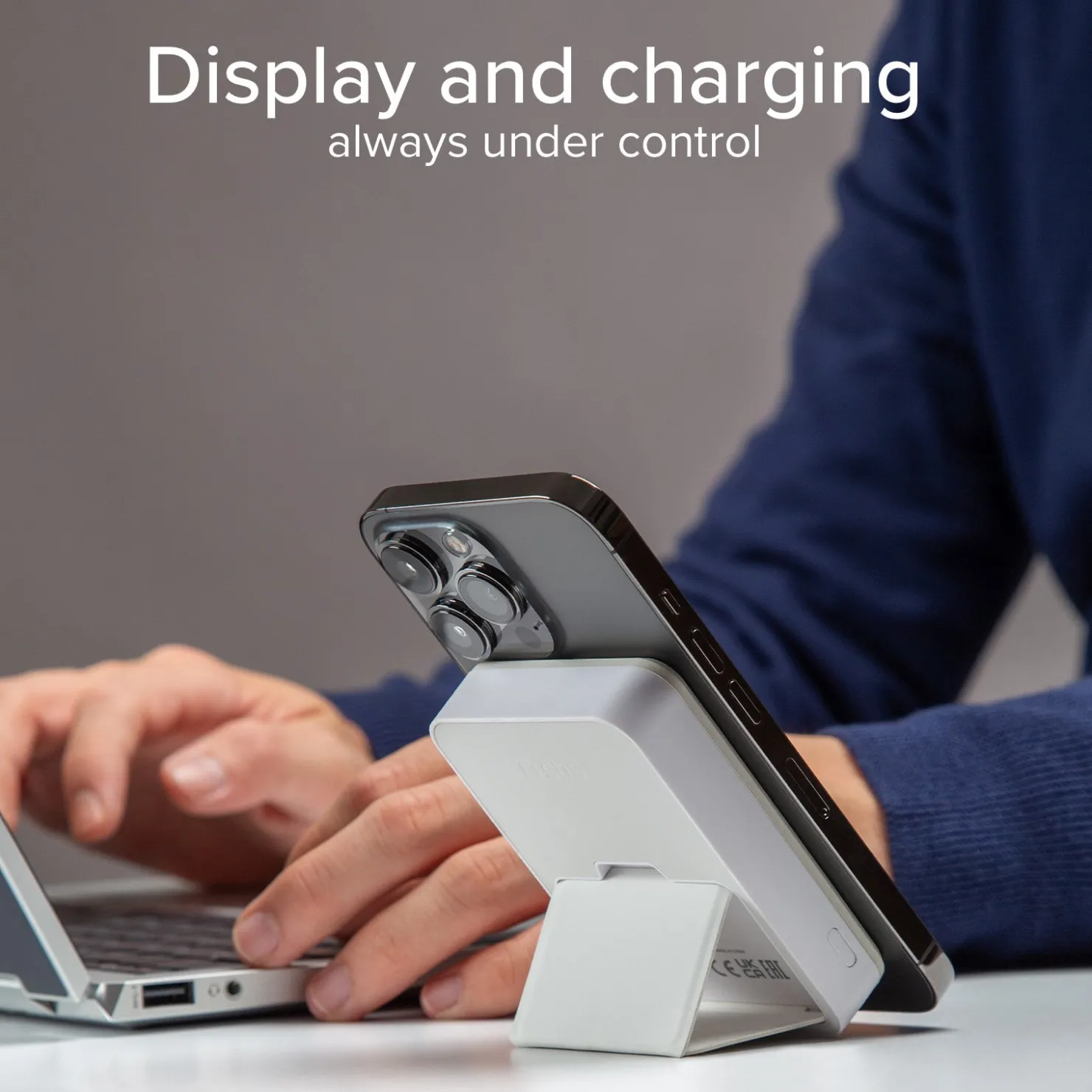 Magnetische kabellose 5000-mAh-Powerbank mit Standfunktion|SBS Discount