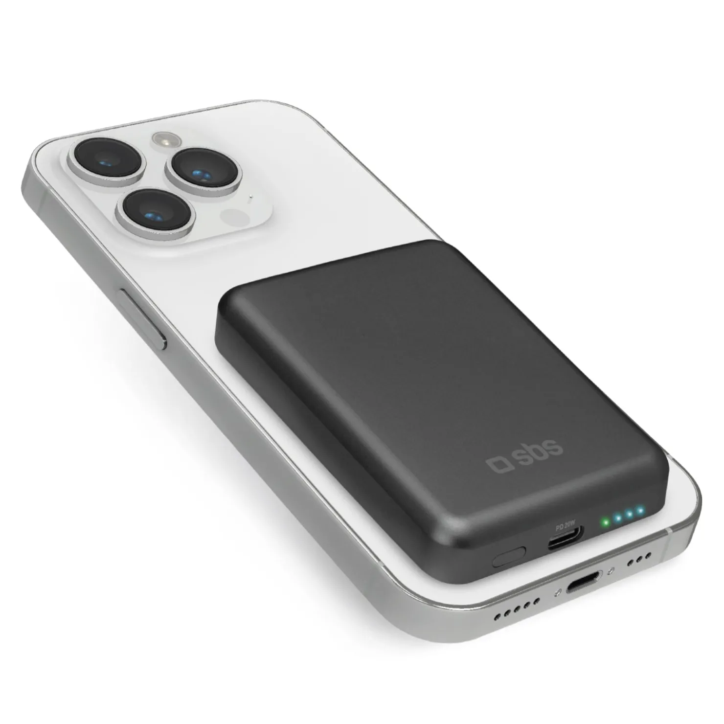 Magnetische Powerbank 5000 mAh kabellos mit Graphen|SBS Outlet