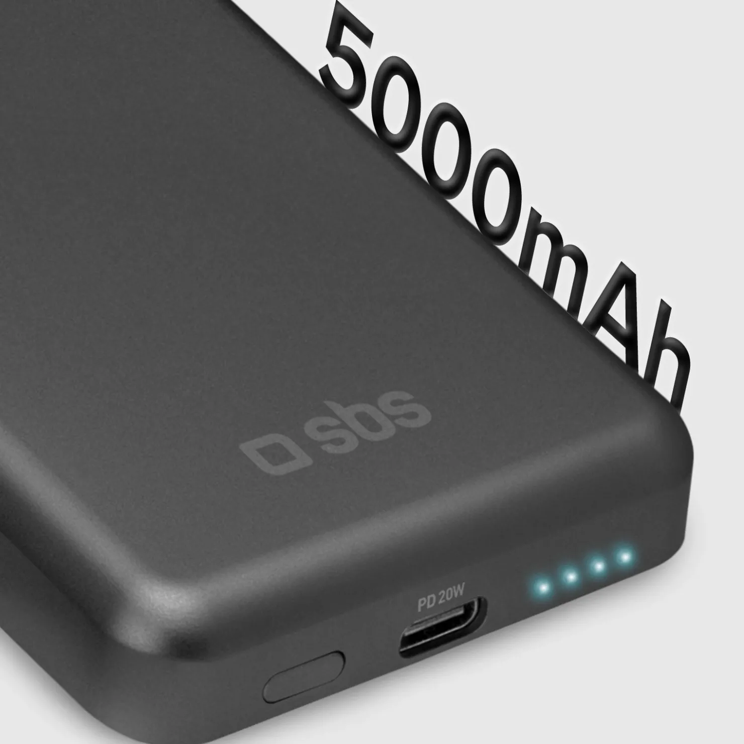 Magnetische Powerbank 5000 mAh kabellos mit Graphen|SBS Outlet