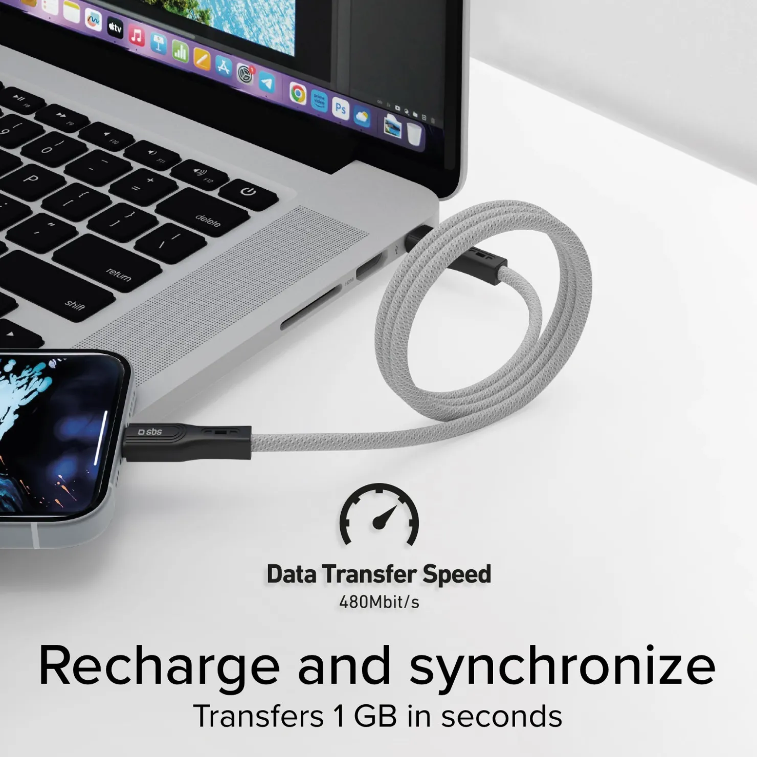 Magnetisches USB-C-auf-USB-C-Kabel, 1 Meter|SBS Clearance