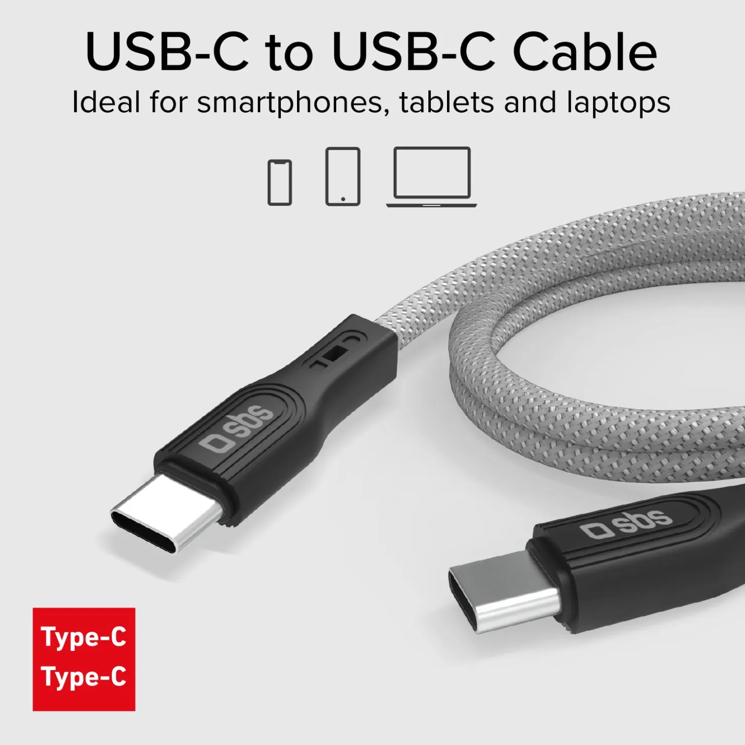 Magnetisches USB-C-auf-USB-C-Kabel, 1 Meter|SBS Clearance