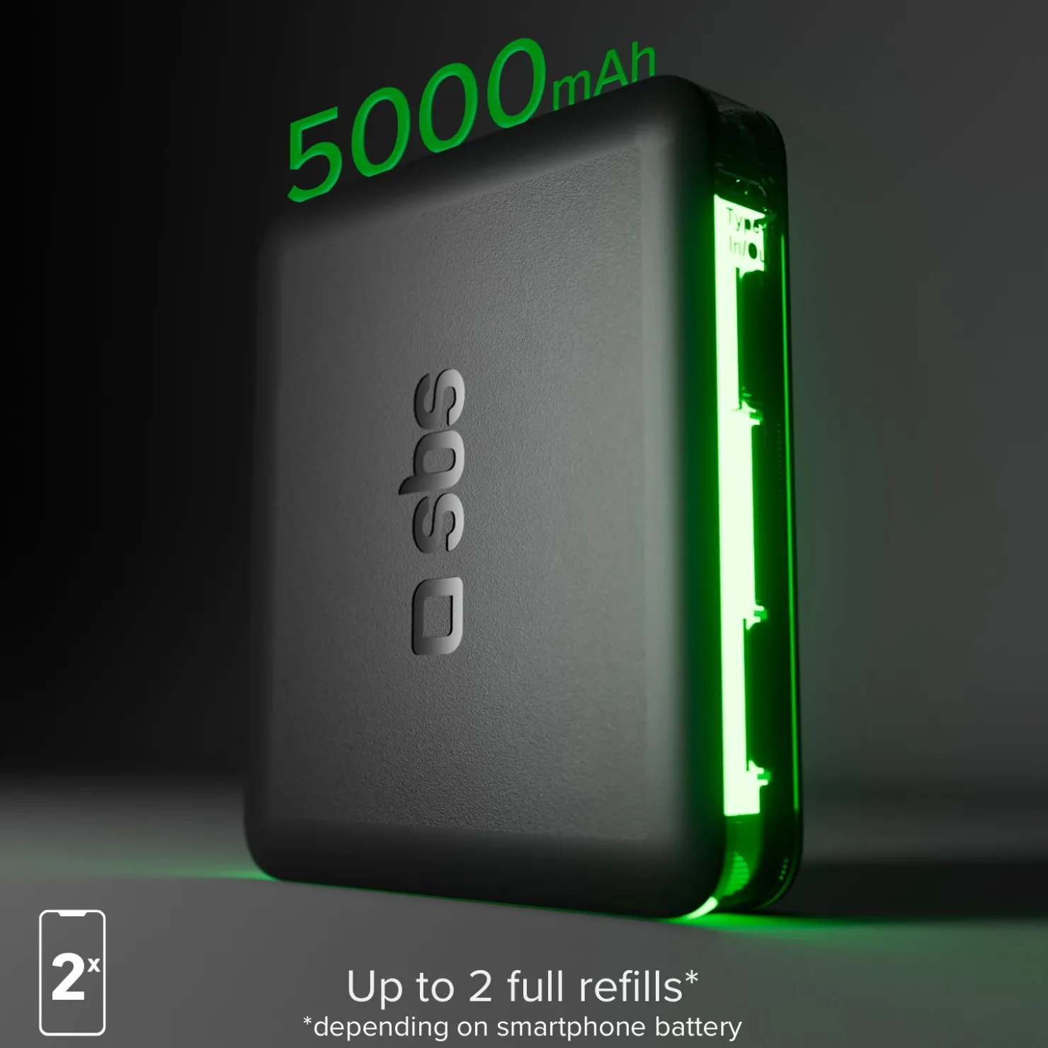5000-mAh-Powerbank von hoher Dichte|SBS Best