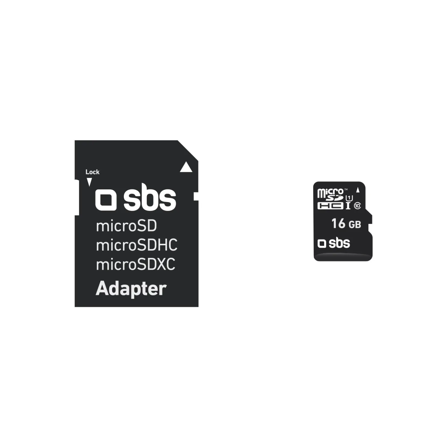 MICRO SDHC 16 GB Klasse 10 mit Adapter|SBS Outlet