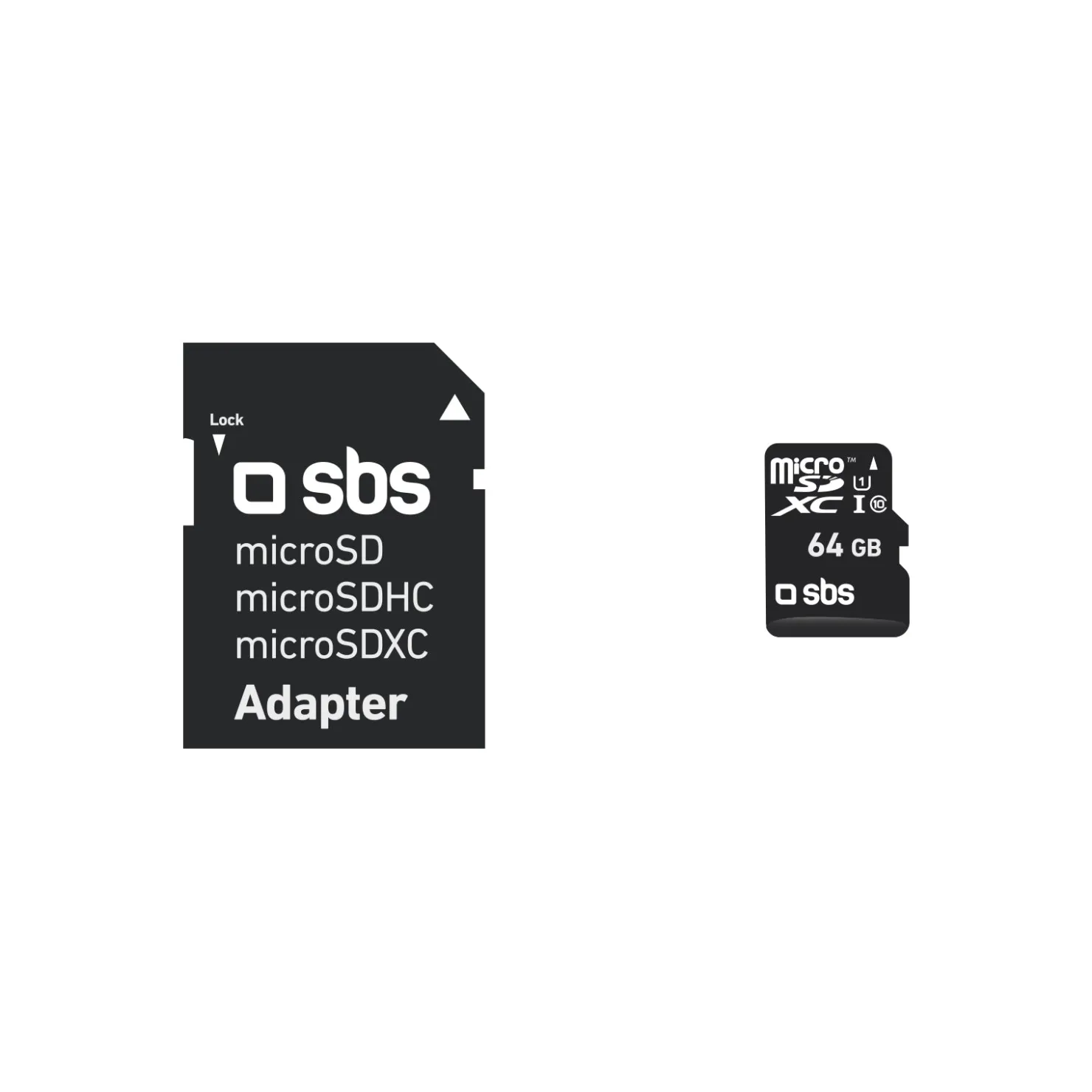 MICRO SDXC 64 GB Klasse 10 mit Adapter|SBS Discount