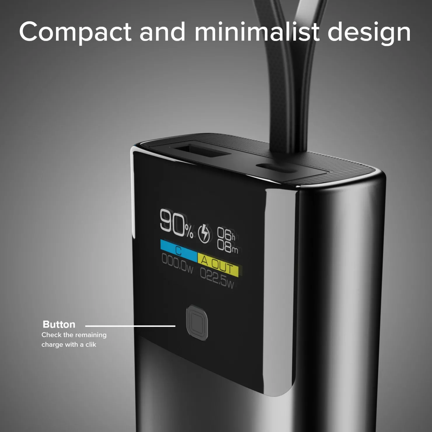 Power Bank 10.000 mAh mit LCD PD 20W|SBS Hot