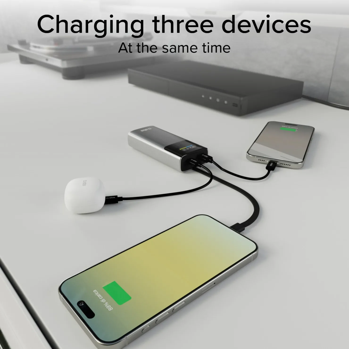 Power Bank 10.000 mAh mit LCD PD 20W|SBS Hot