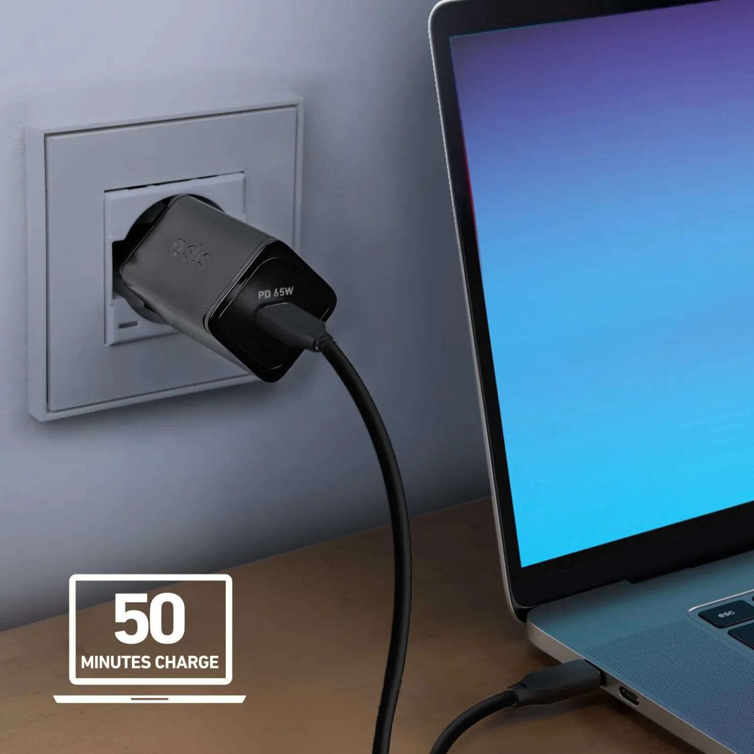 Power Delivery GaN-Ladegerät 65 Watt|SBS Outlet