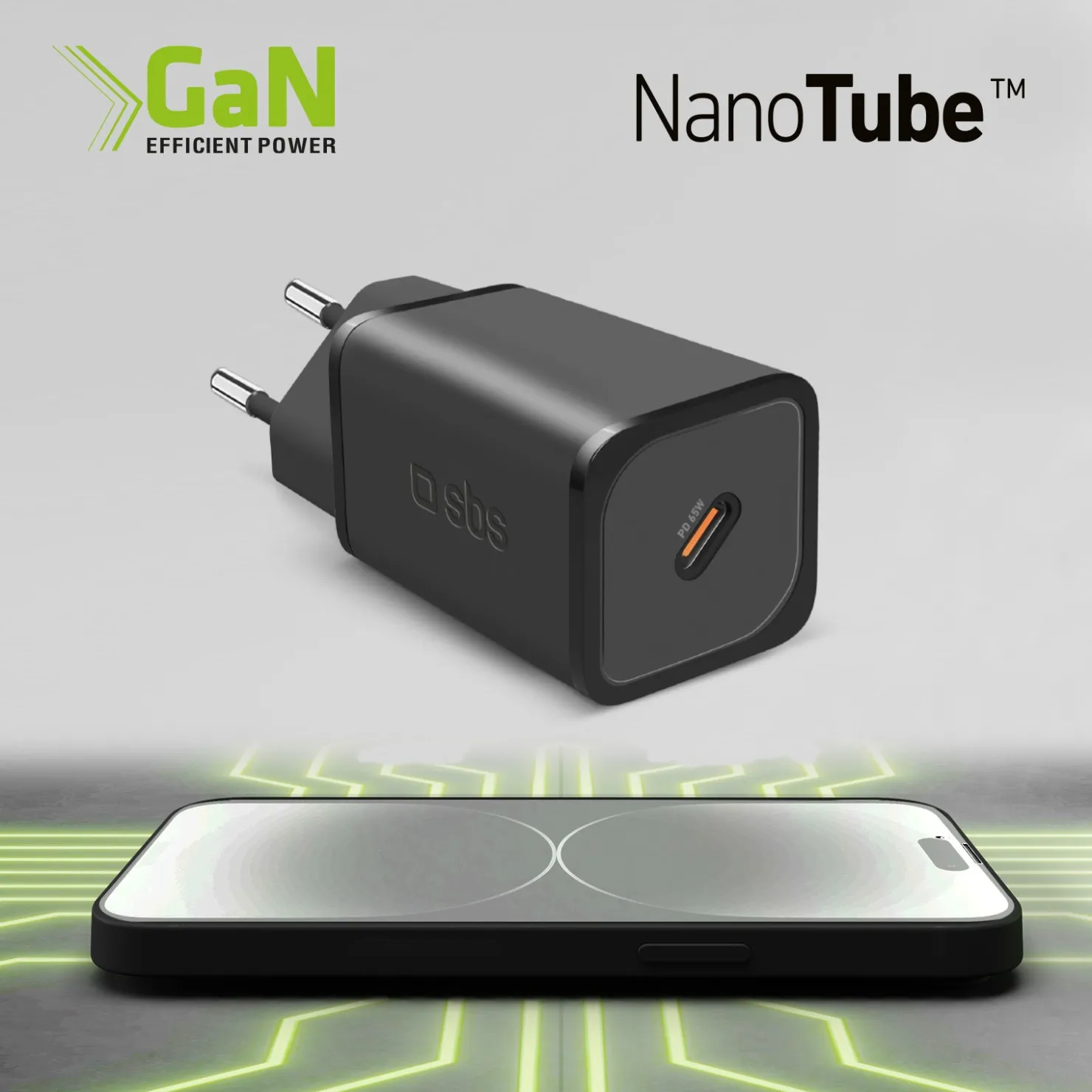 Power Delivery GaN-Ladegerät 65 Watt|SBS Outlet