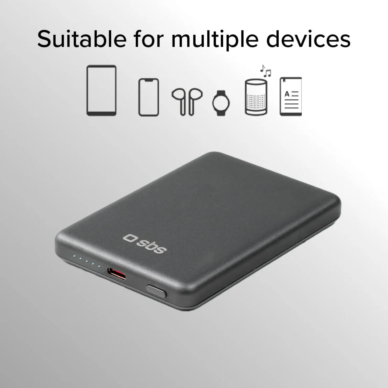 Powerbank 5000 mAh kompatibel mit MagSafe|SBS Best