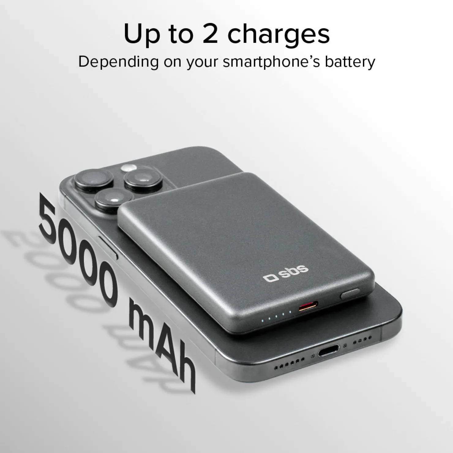 Powerbank 5000 mAh kompatibel mit MagSafe|SBS Best