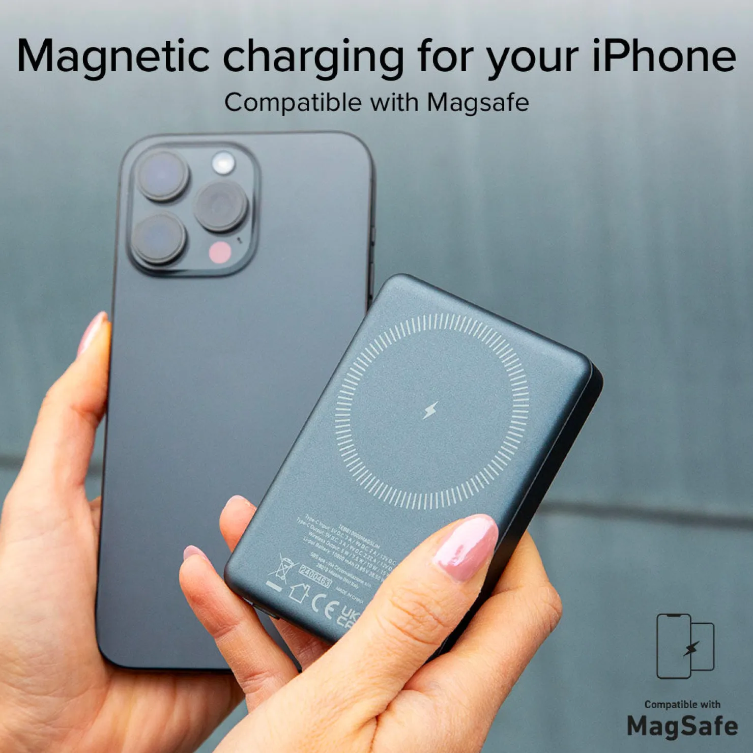 Powerbank 10 000 mAh kompatibel mit MagSafe|SBS Fashion