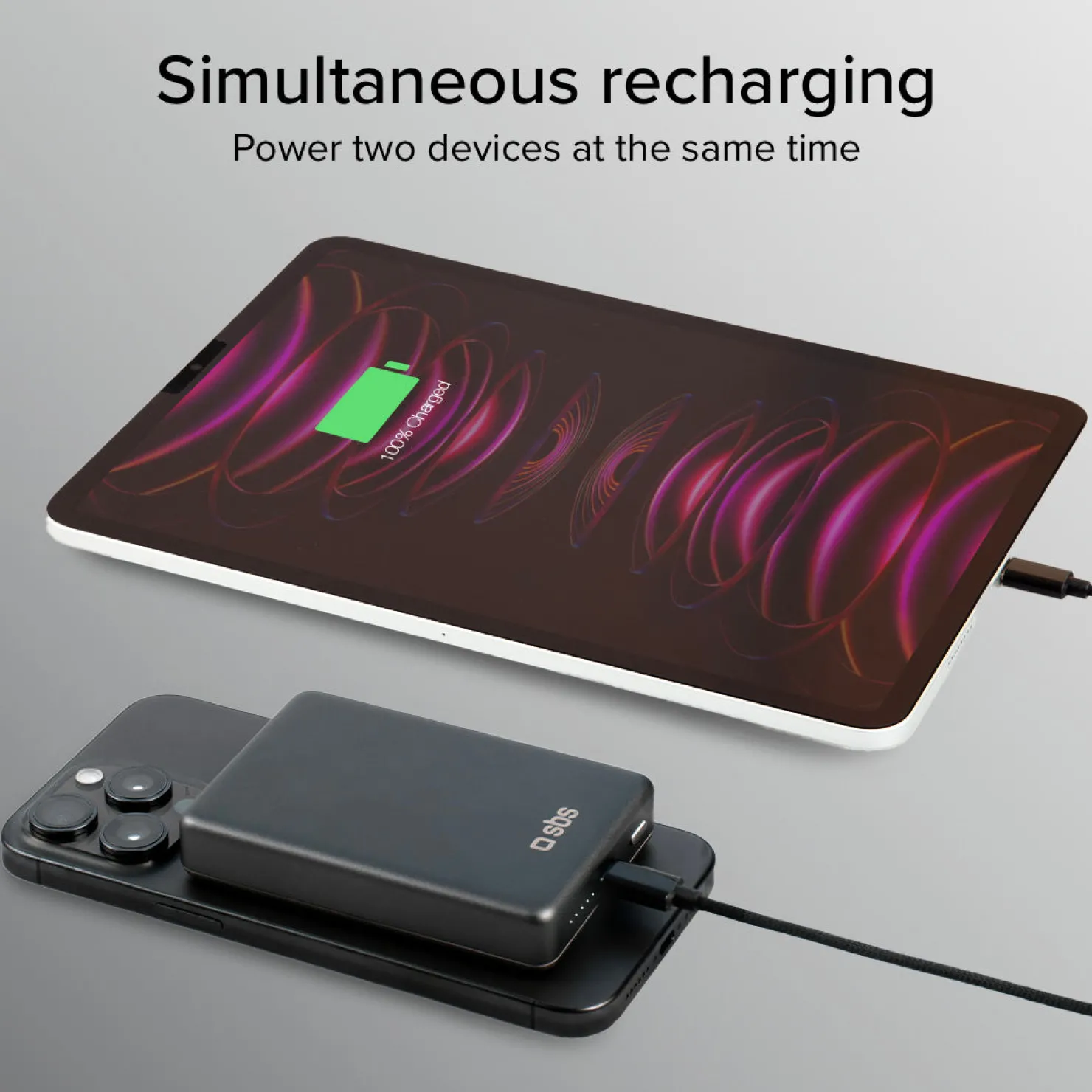 Powerbank 10 000 mAh kompatibel mit MagSafe|SBS Fashion