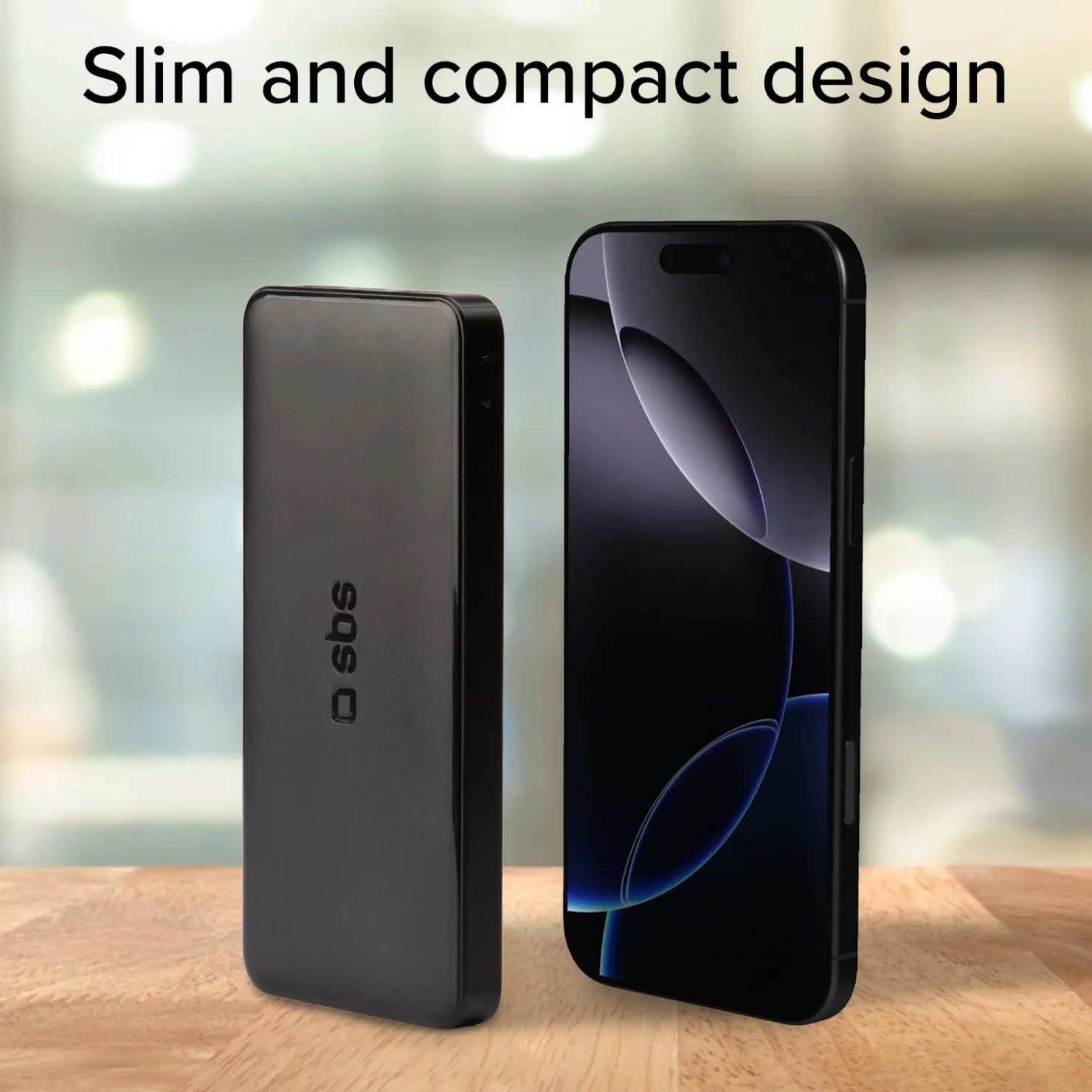 Powerbank fast charge mit 10.000 mAh und 2 USB|SBS Clearance