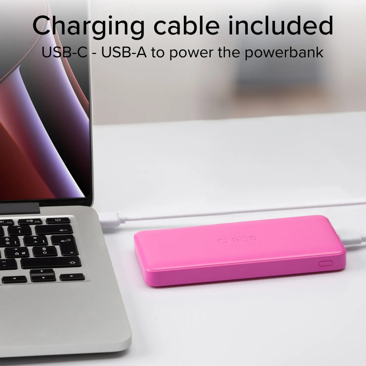 Powerbank fast charge mit 10.000 mAh und 2 USB|SBS Clearance