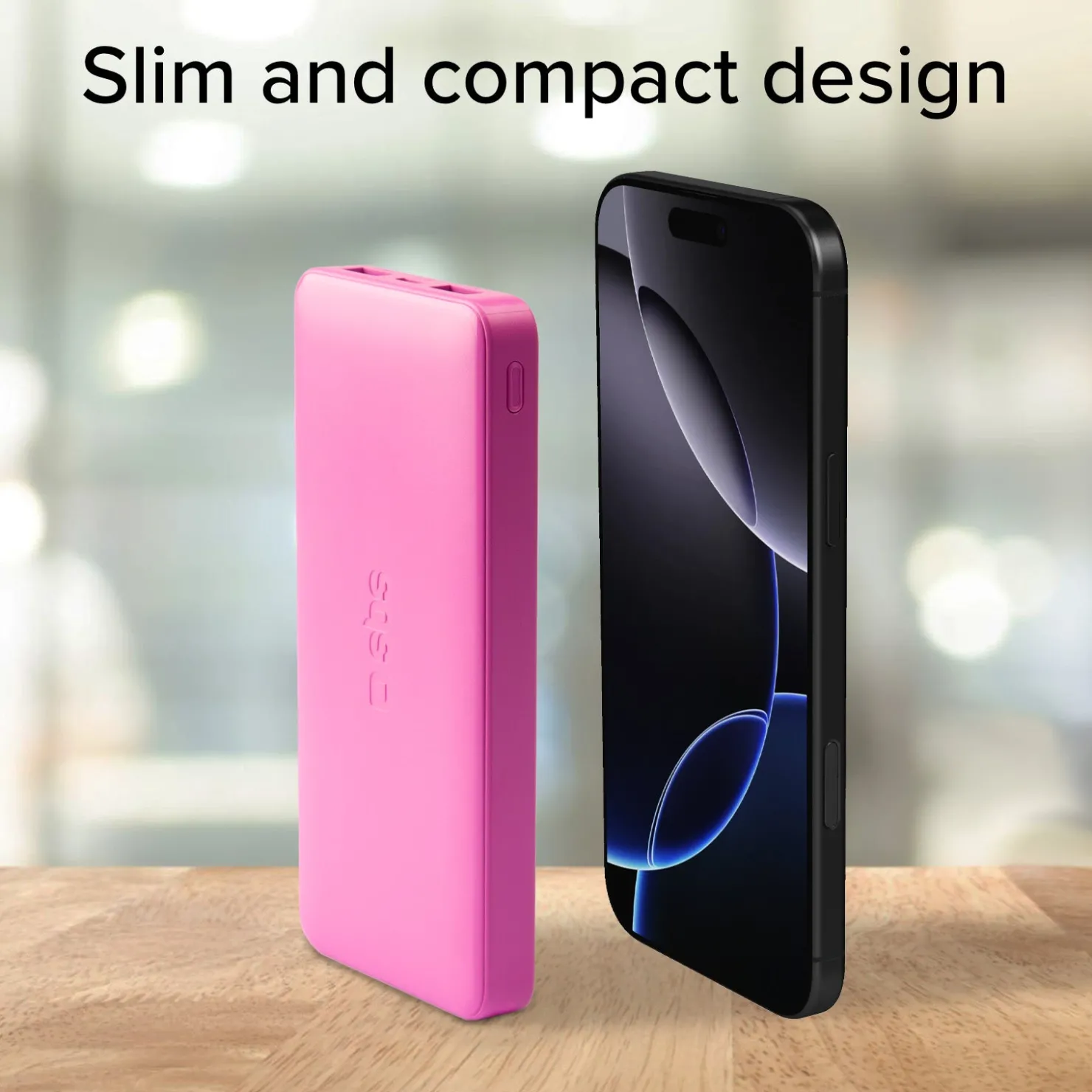 Powerbank fast charge mit 10.000 mAh und 2 USB|SBS Clearance