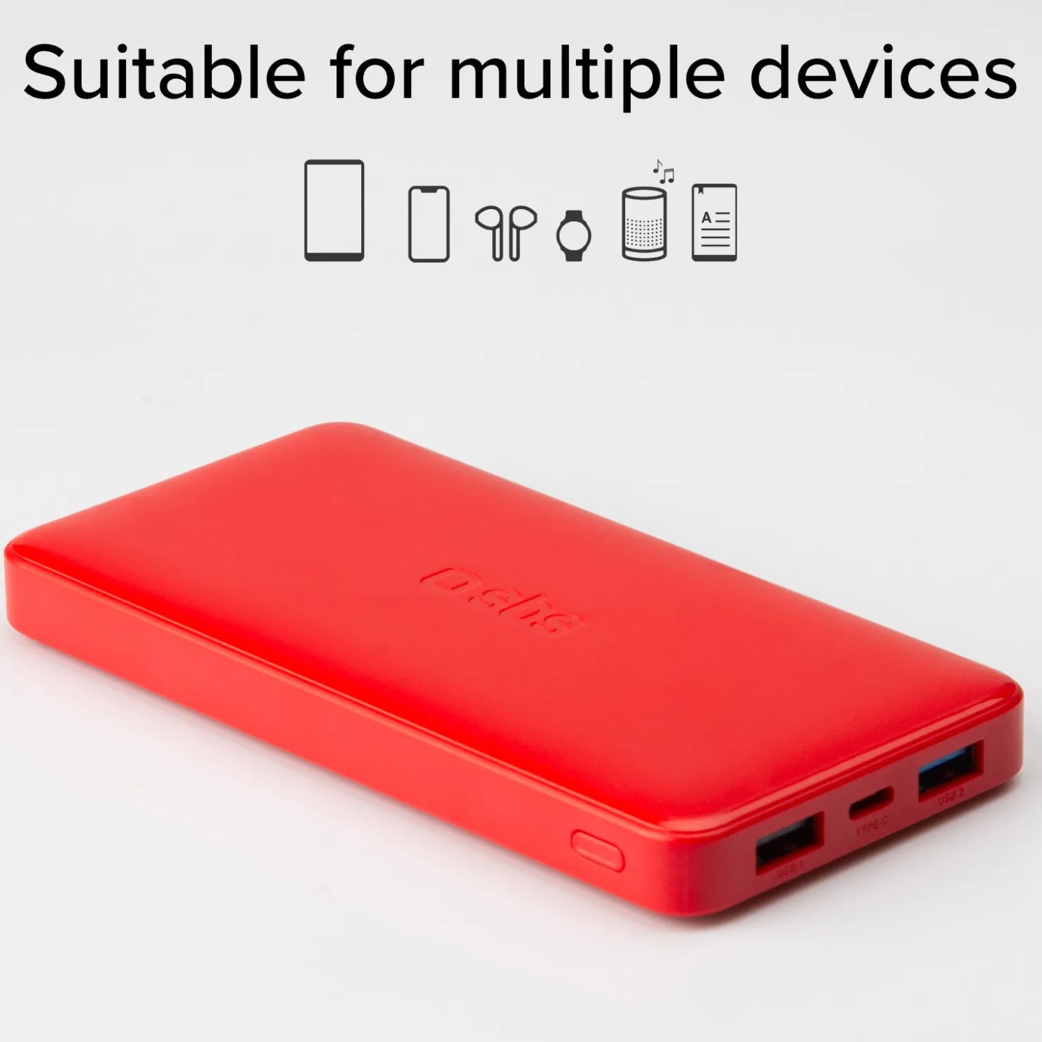 Powerbank fast charge mit 10.000 mAh und 2 USB|SBS Clearance