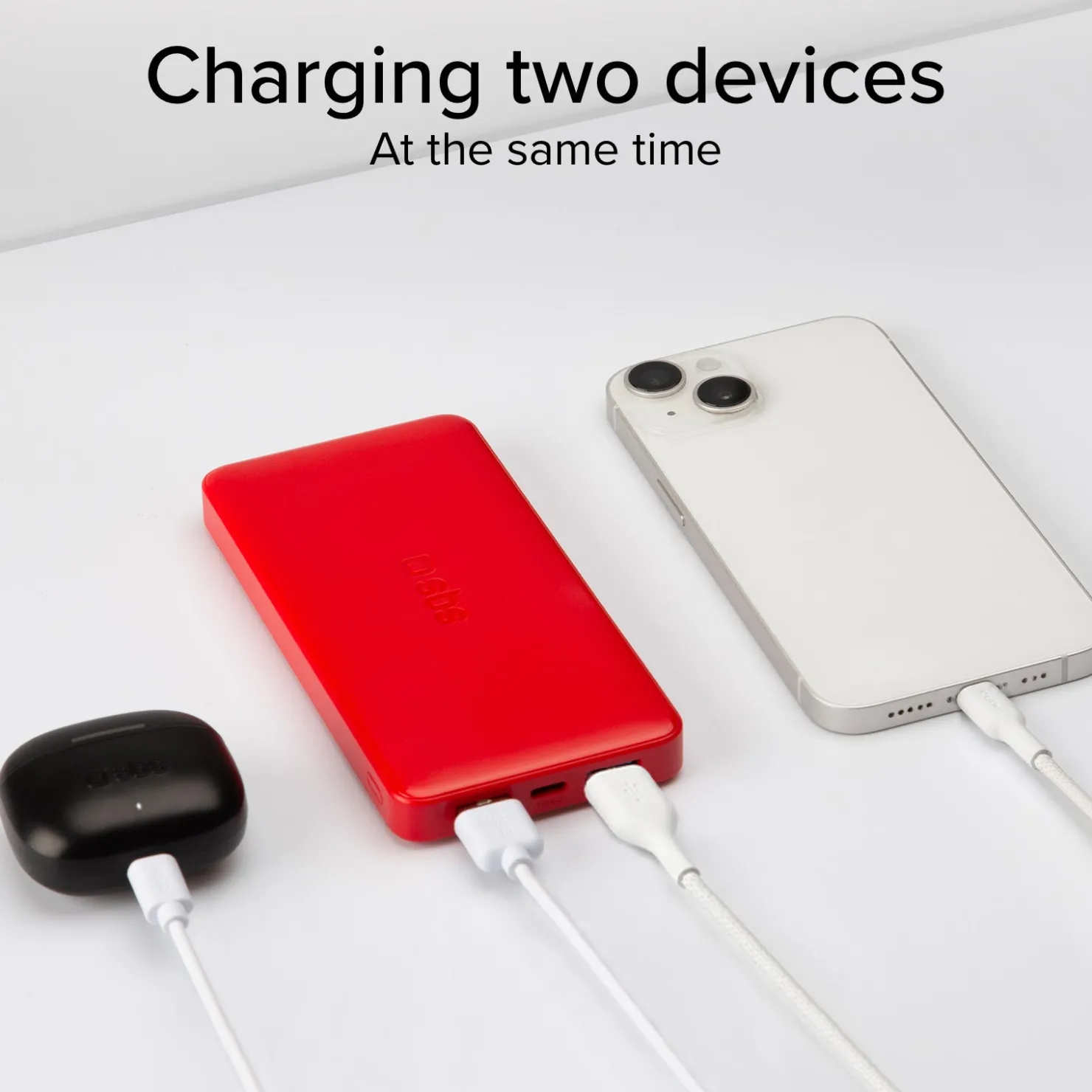 Powerbank fast charge mit 10.000 mAh und 2 USB|SBS Clearance