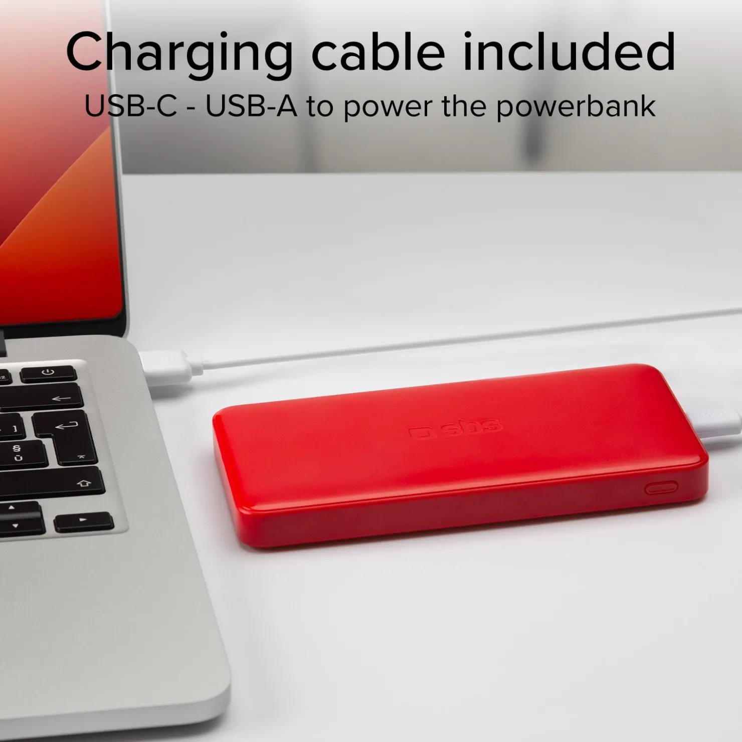 Powerbank fast charge mit 10.000 mAh und 2 USB|SBS Clearance