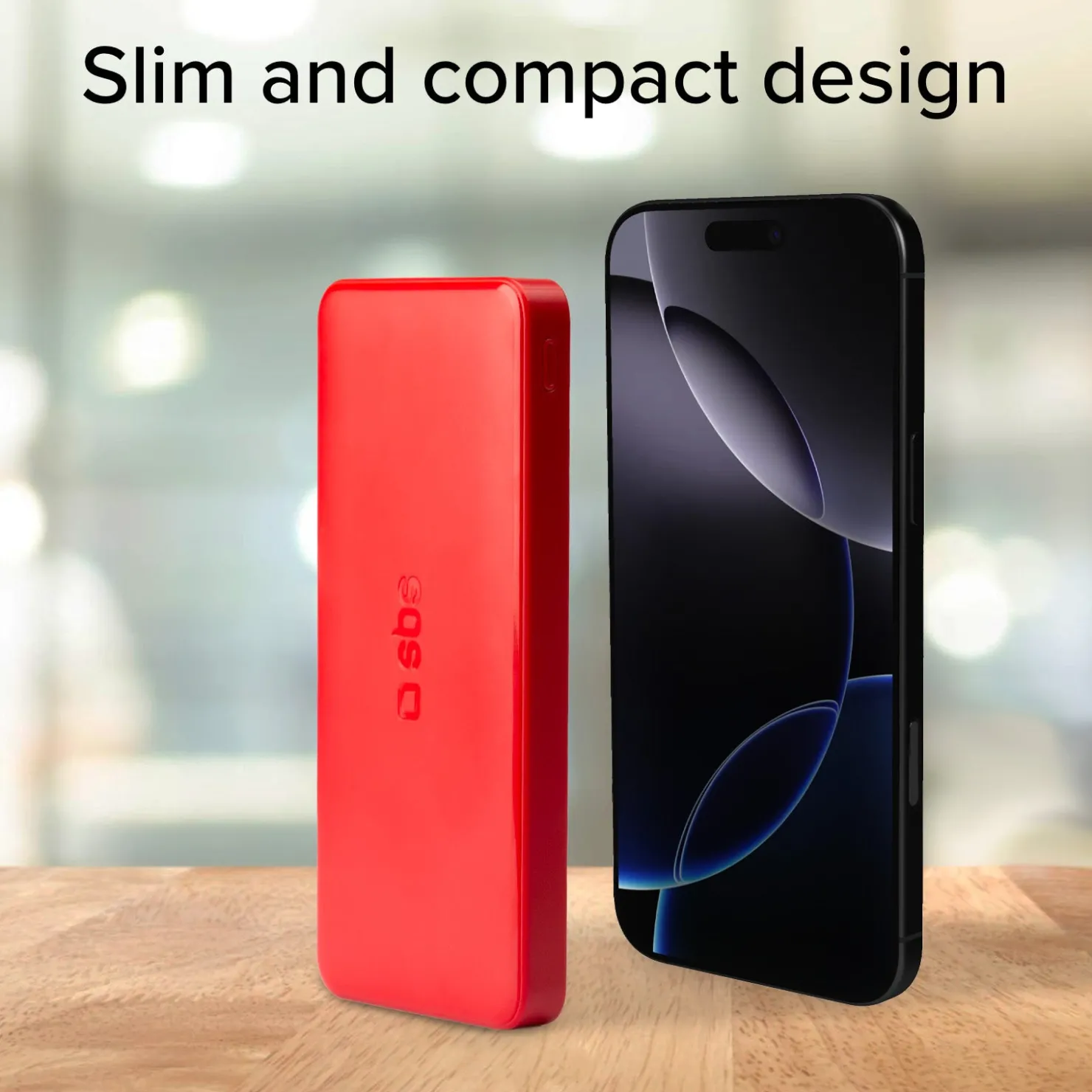 Powerbank fast charge mit 10.000 mAh und 2 USB|SBS Clearance