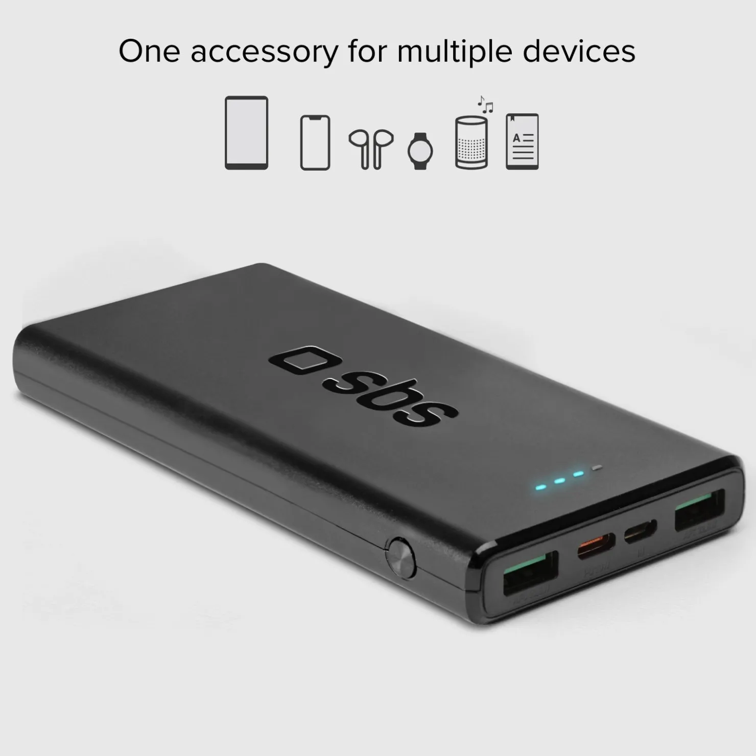 Powerbank mit 10000 mAh mit Power-Delivery-Technologie (PD) über 20W|SBS New