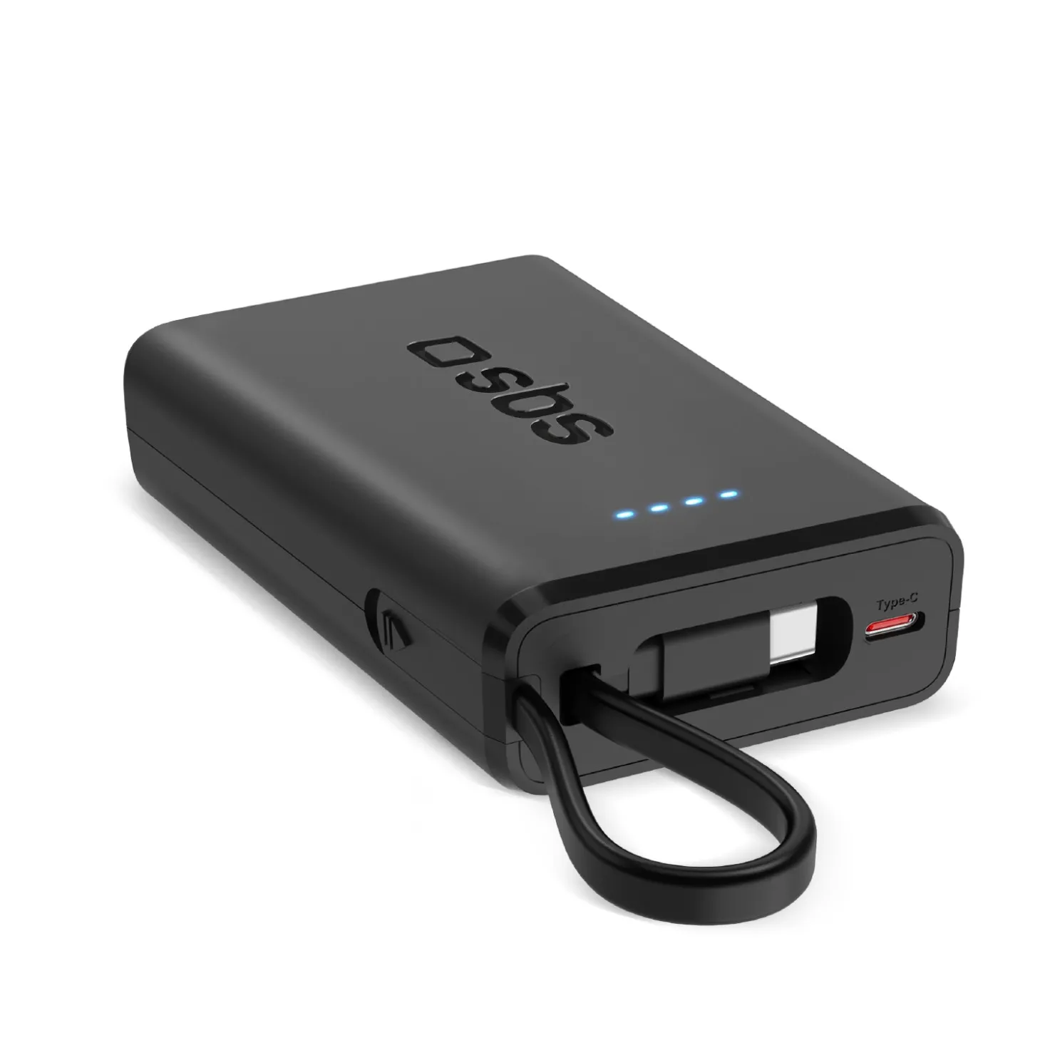 Powerbank Power Delivery 20 W 10000 mAh mit integriertem USB-C-Kabel|SBS Clearance