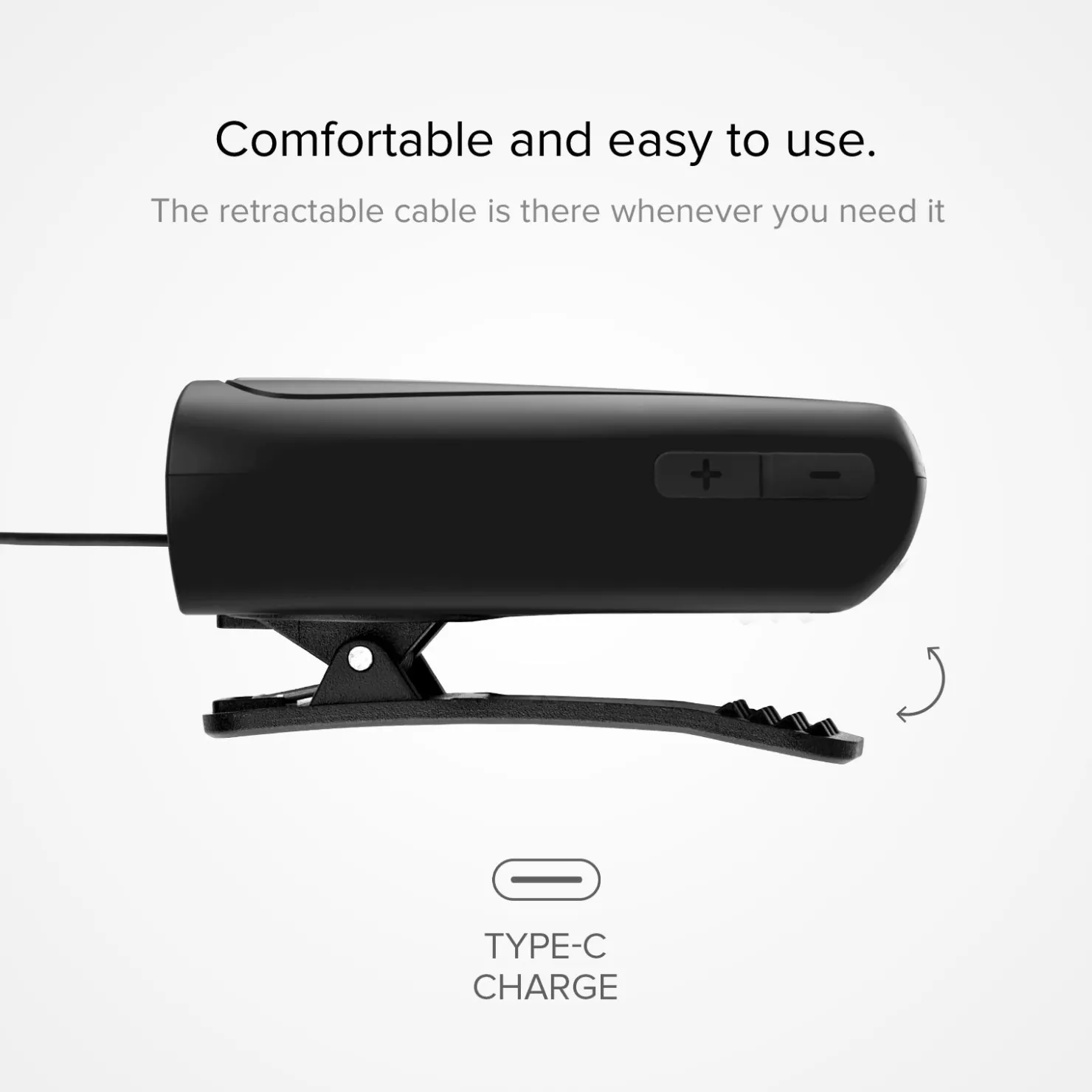 Schnurloses Headset mit Rollenclip|SBS New
