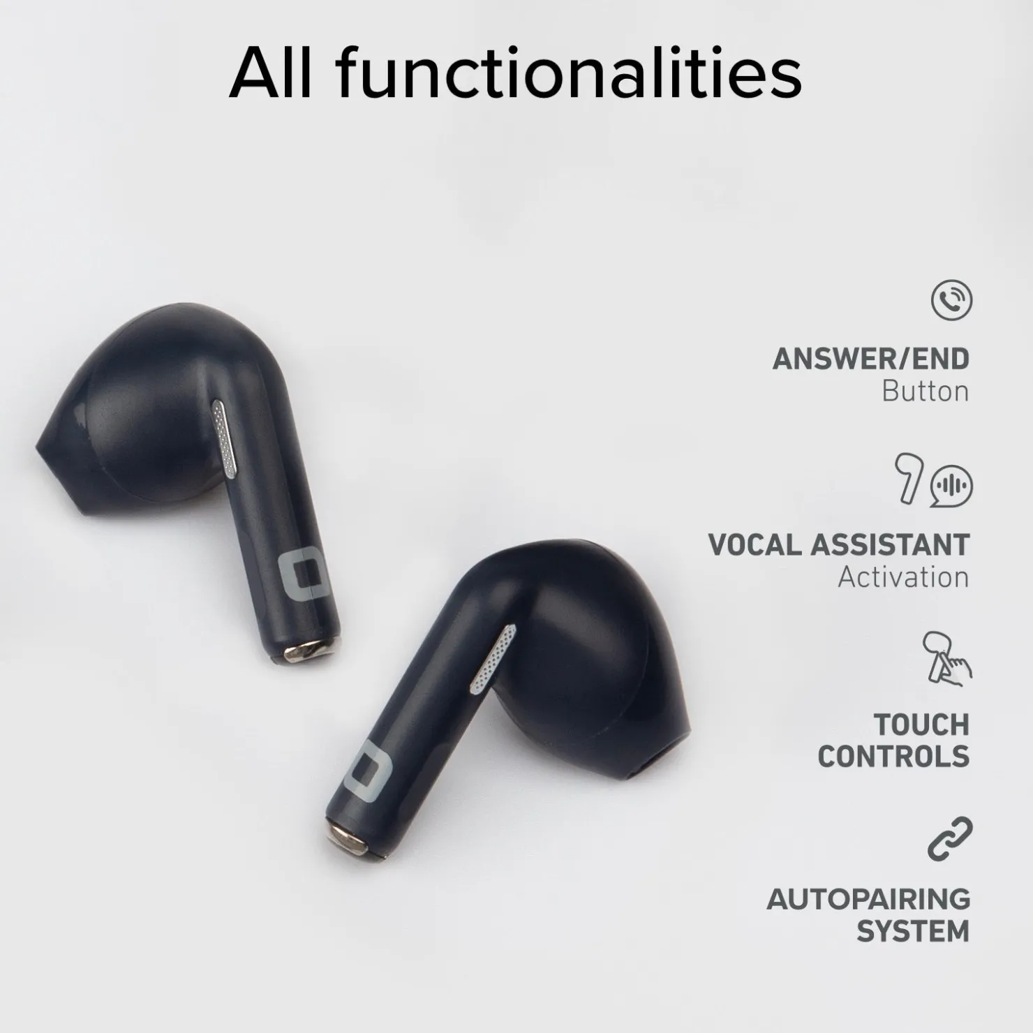 Semi-in-Ear-Ohrhörer TWS|SBS Hot
