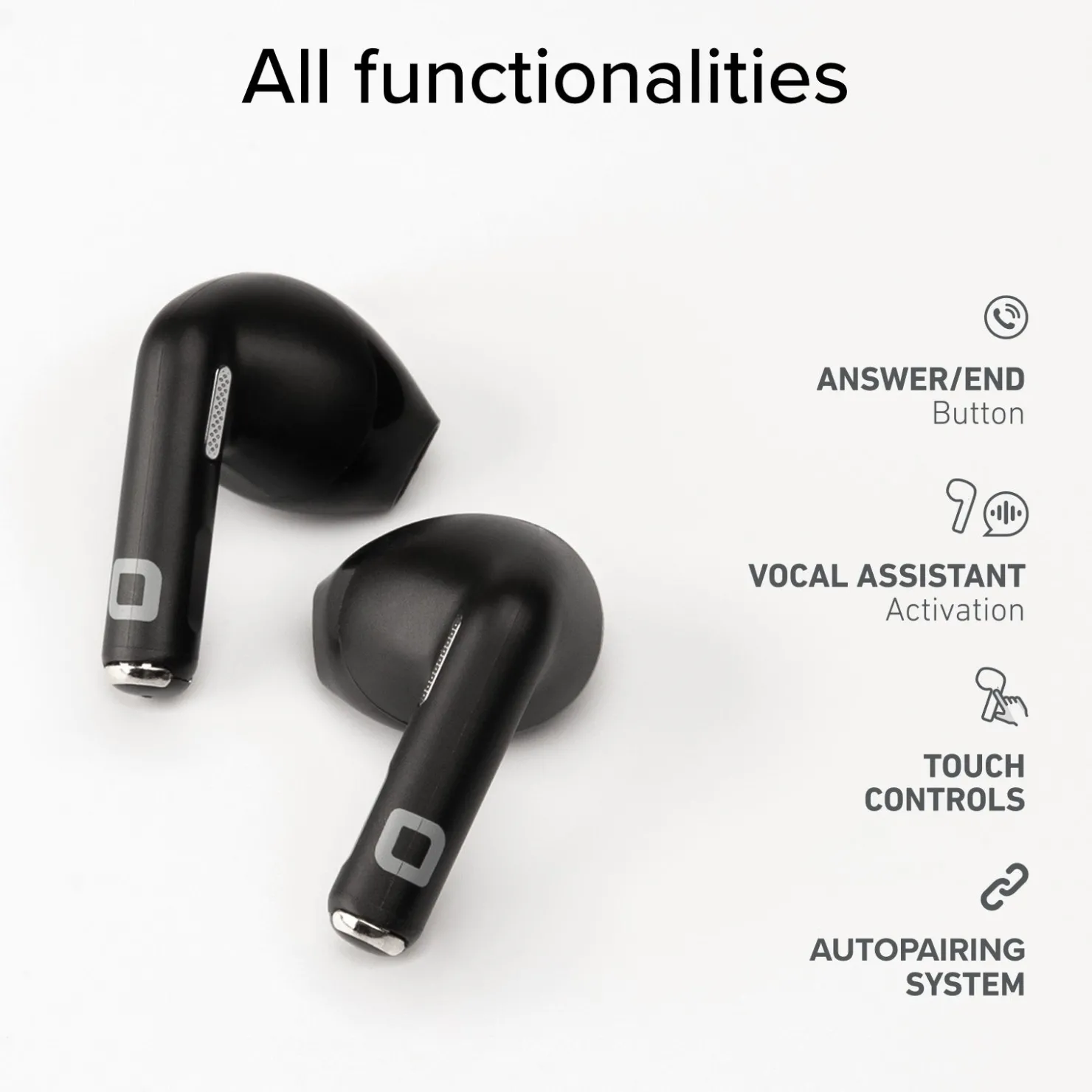 Semi-in-Ear-Ohrhörer TWS|SBS Hot