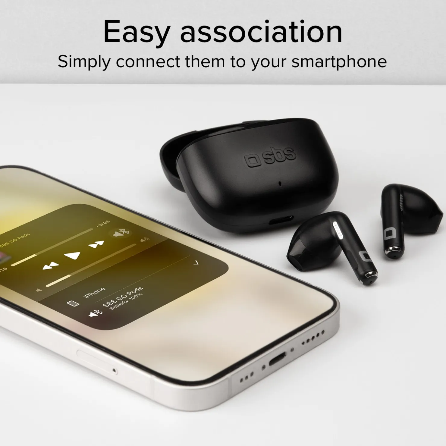 Semi-in-Ear-Ohrhörer TWS|SBS Hot