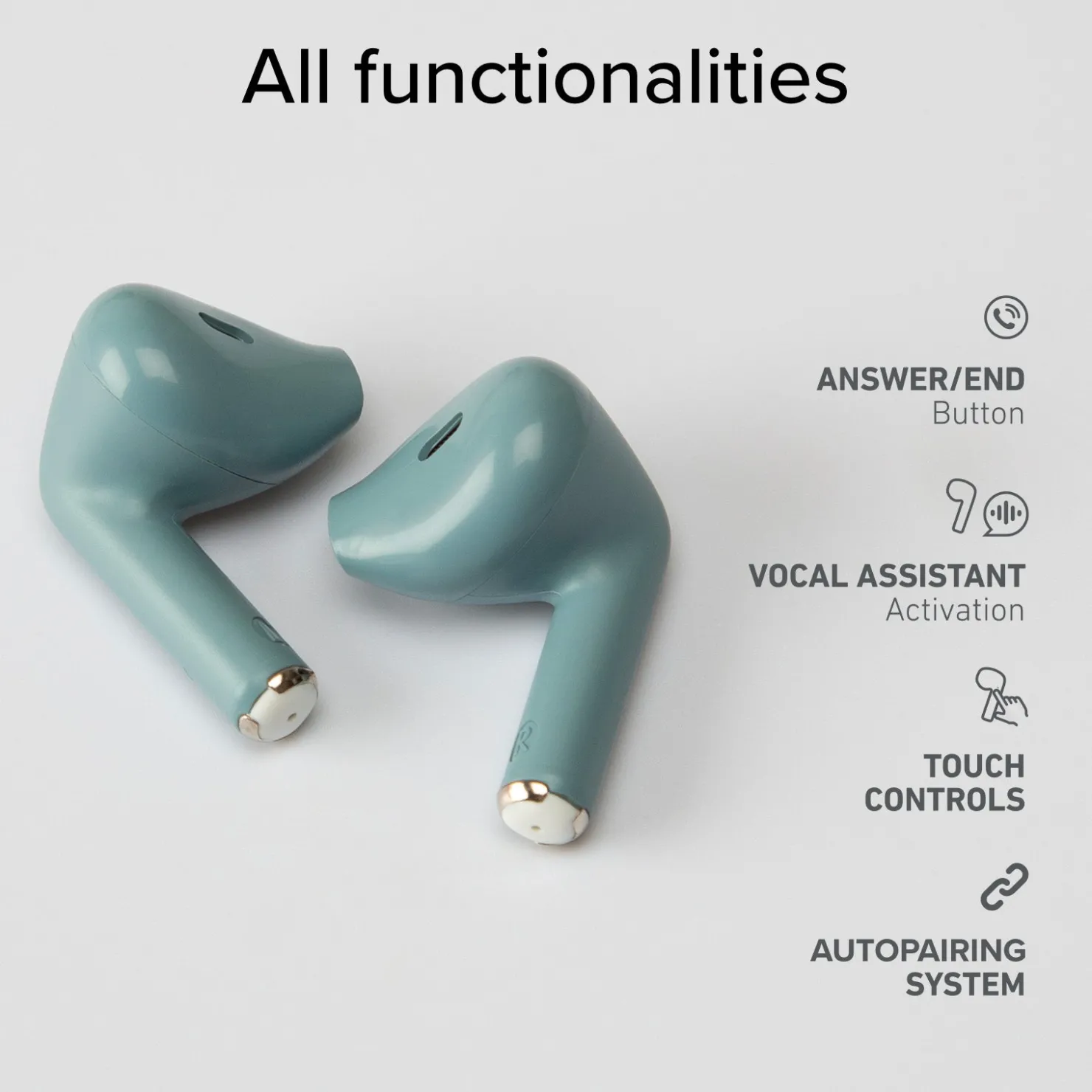 Semi-in-Ear-Ohrhörer TWS|SBS Hot