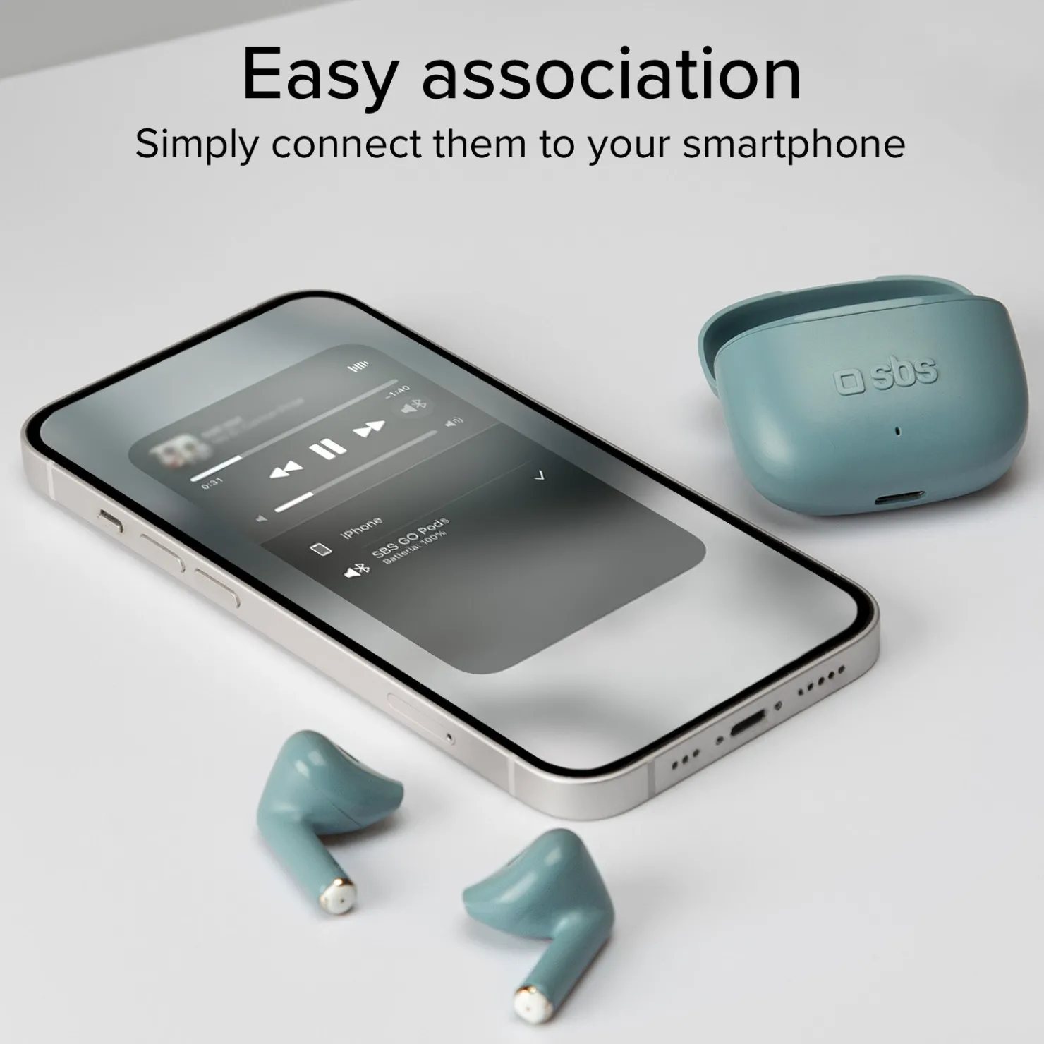 Semi-in-Ear-Ohrhörer TWS|SBS Hot