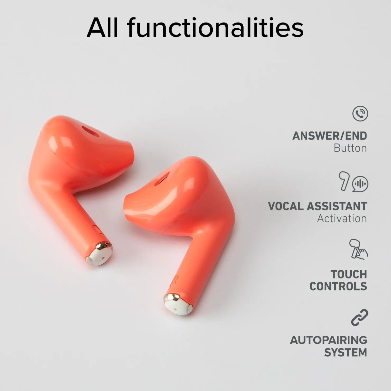 Semi-in-Ear-Ohrhörer TWS|SBS Hot
