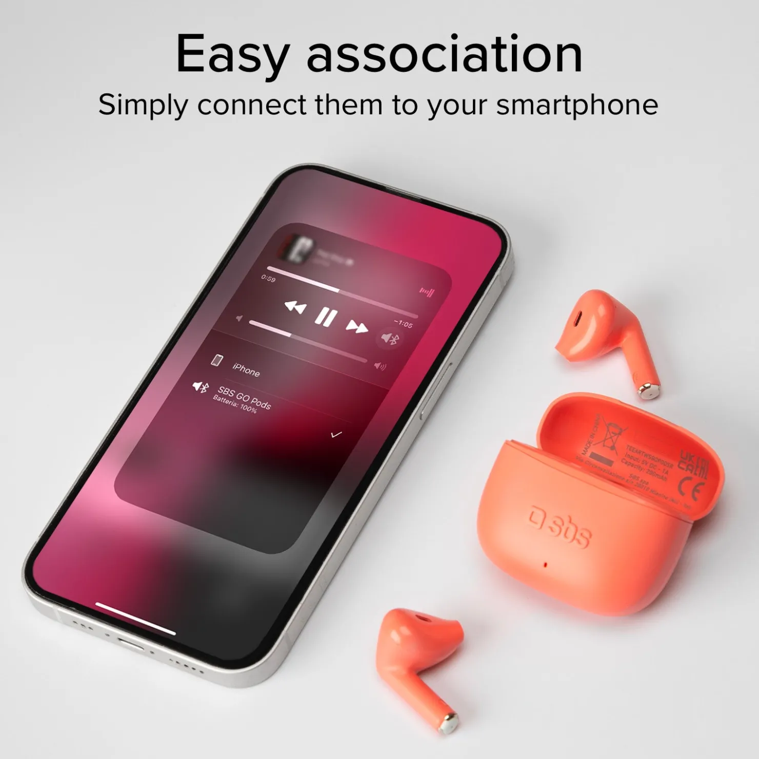 Semi-in-Ear-Ohrhörer TWS|SBS Hot