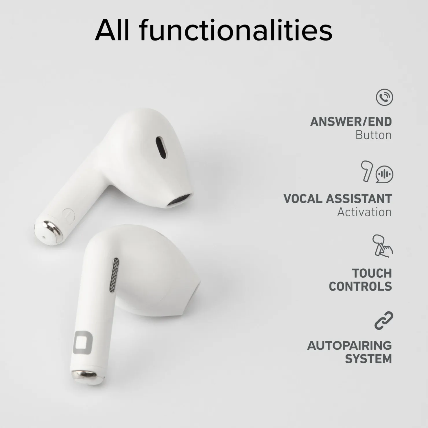 Semi-in-Ear-Ohrhörer TWS|SBS Hot