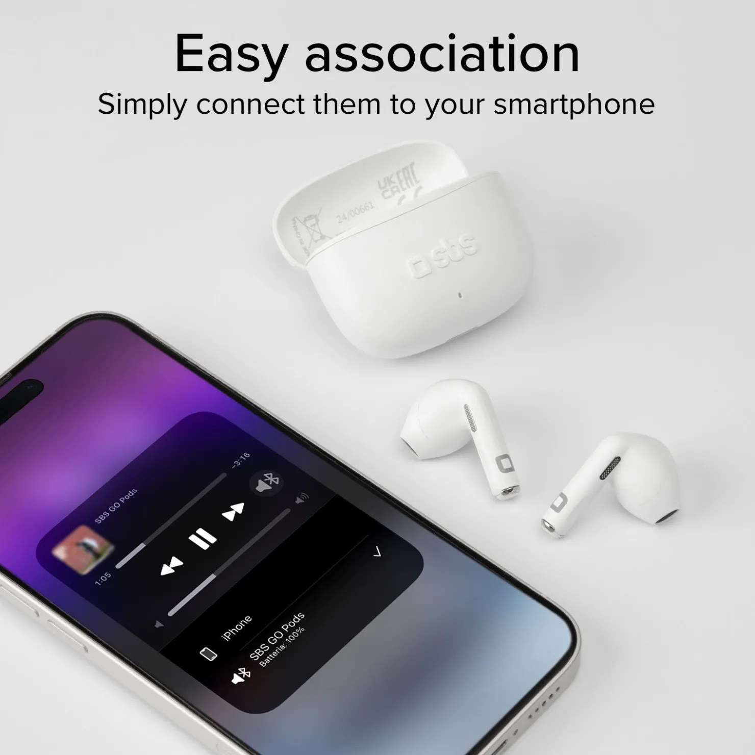 Semi-in-Ear-Ohrhörer TWS|SBS Hot