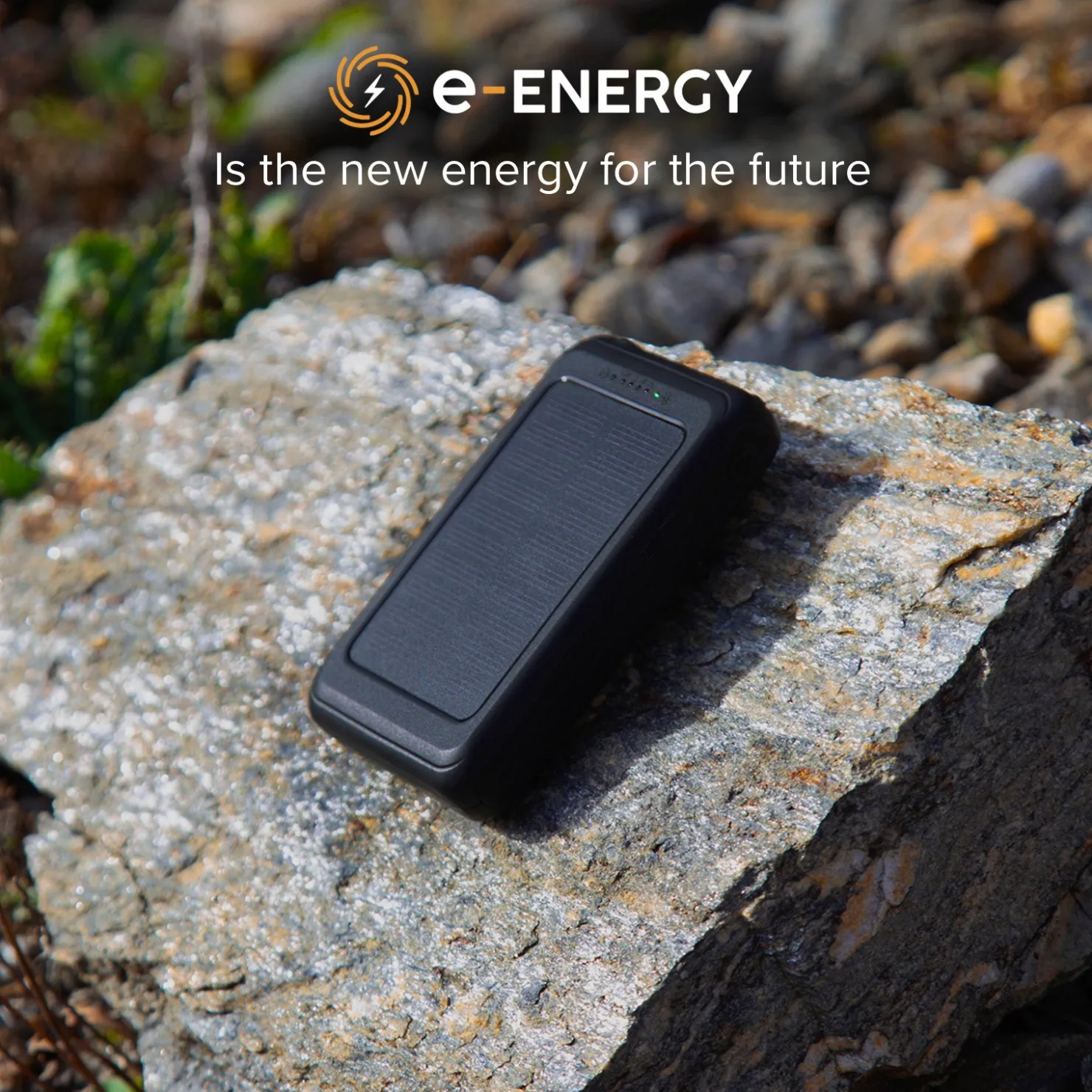 Solar-Powerbank 5000 mAh mit kabelloser Aufladung|SBS Fashion