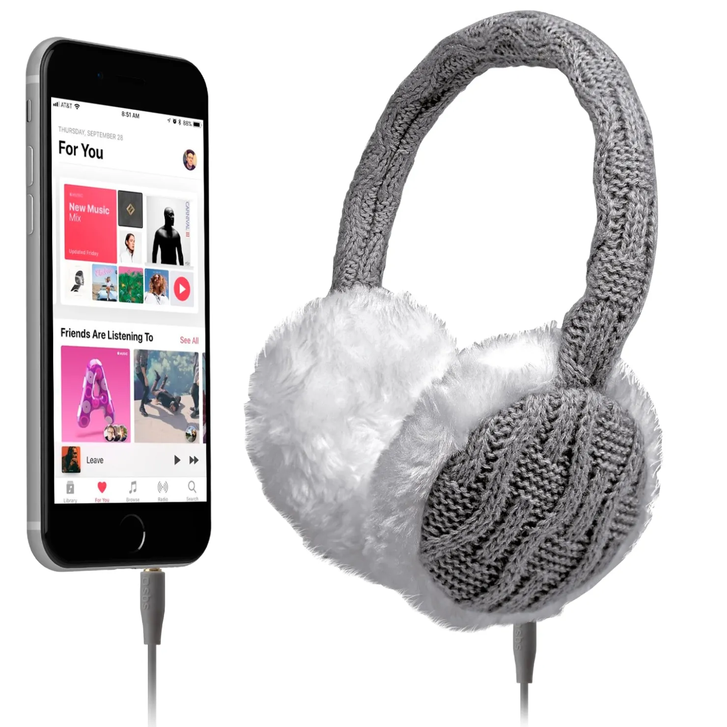 Stereo-Ohrwärmer-Kopfhörer Wool für den Winter|SBS New