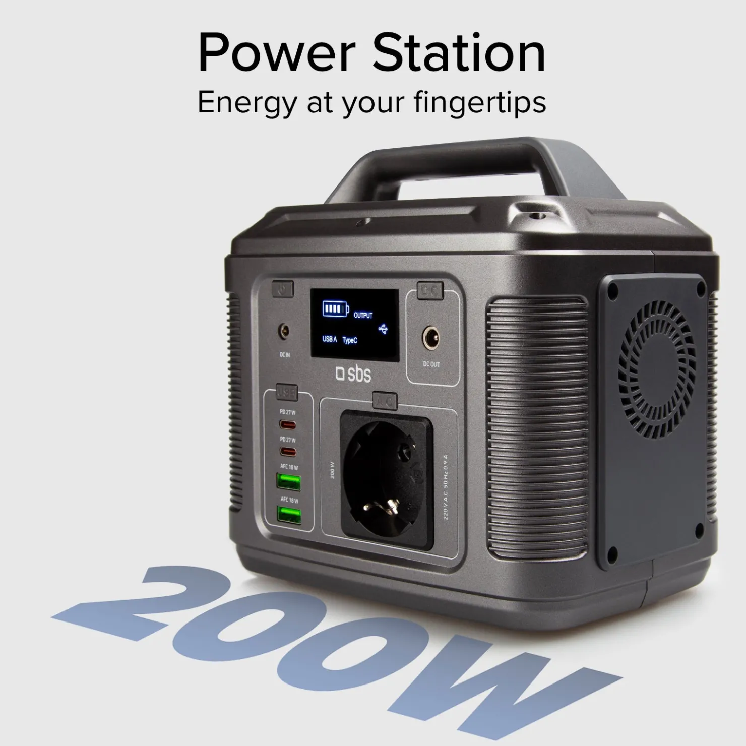 Tragbare Ladestation 50.000mAh bei 200 Watt Leistung|SBS Outlet