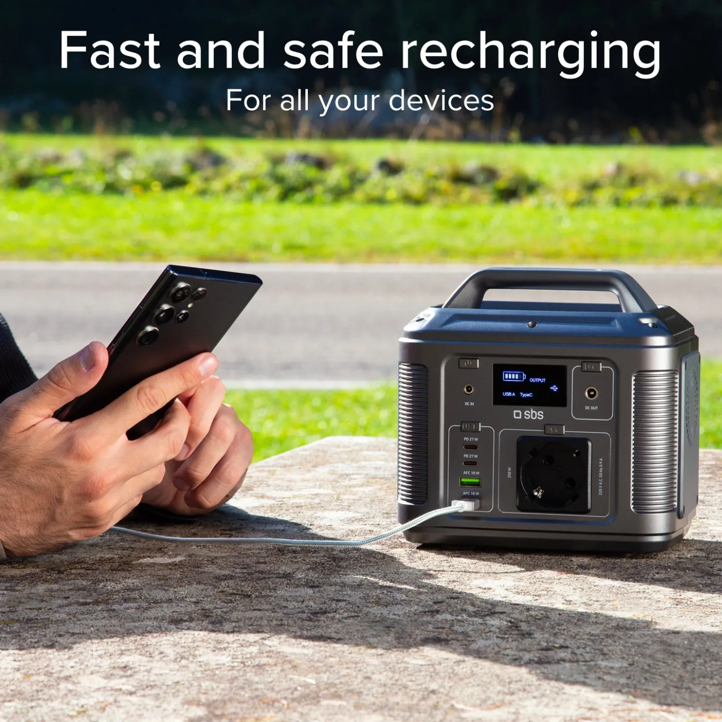 Tragbare Ladestation 50.000mAh bei 200 Watt Leistung|SBS Outlet