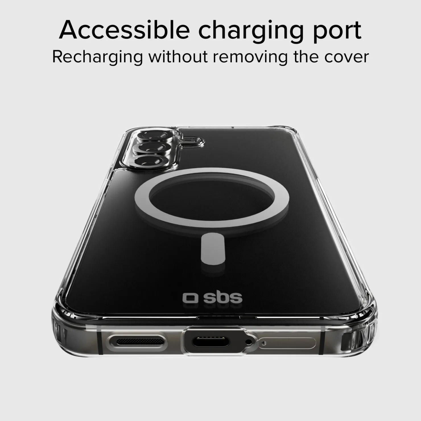 e, feste Hülle, kompatibel mit magnetischer, kabelloser Aufladung für Samsung Galaxy S25 Ultra|SBS Clearance